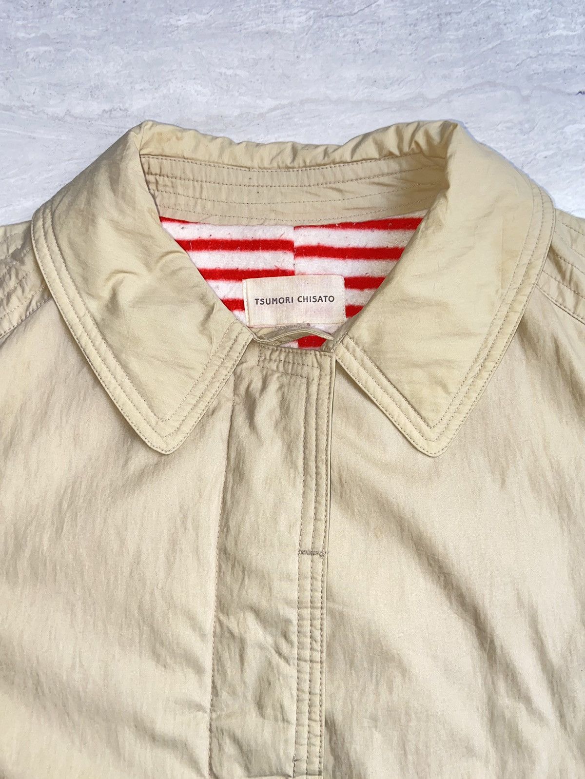 Issey Miyake TSUMORI CHISATO Cream Coats Size US M / EU 48-50 / 2 - 11 Thumbnail
