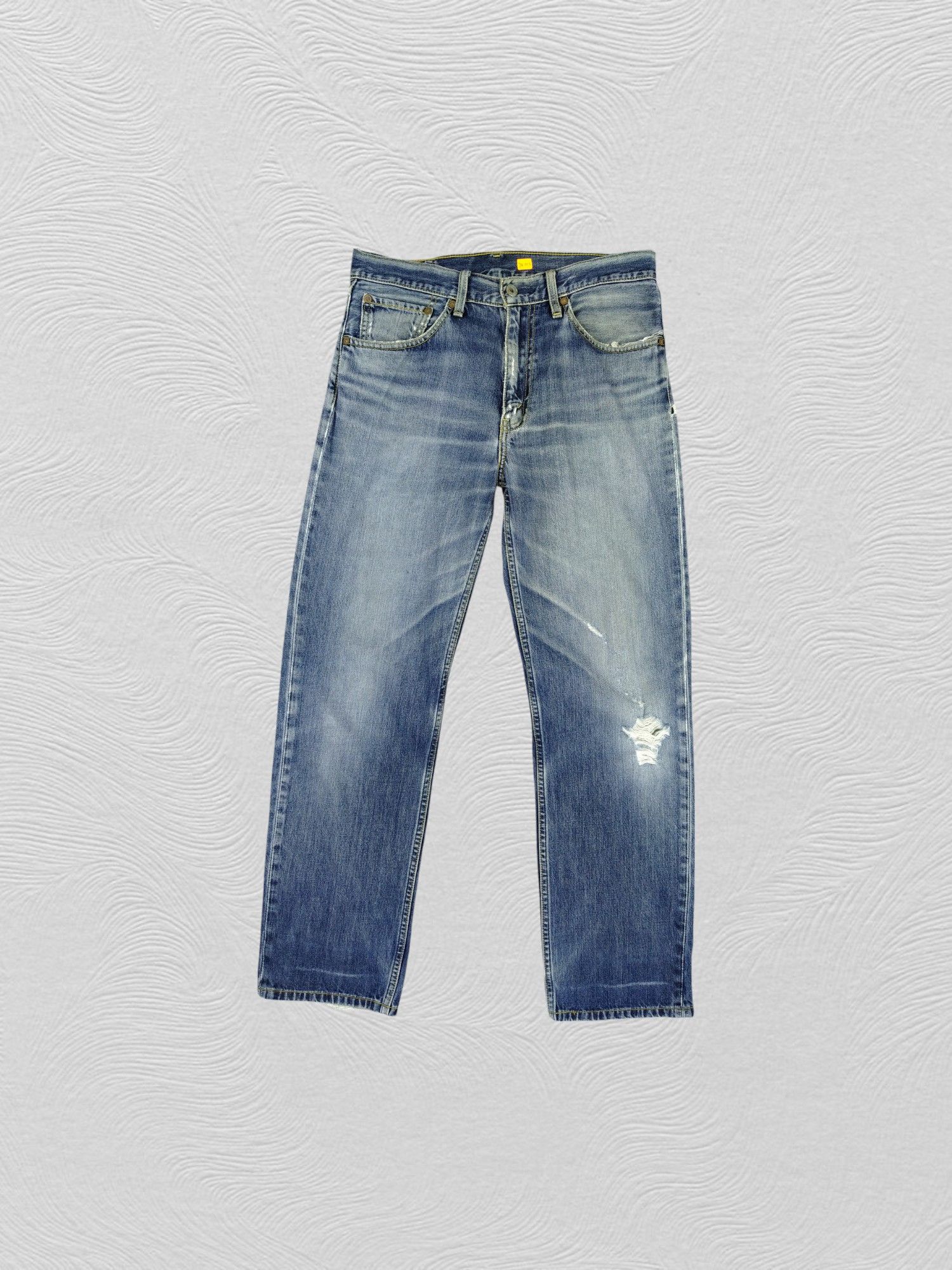 Levi's Blue Distressed Vintage Levi's 502 31x29.5 Denim -JG015 Size US 31 - 1 Thumbnail