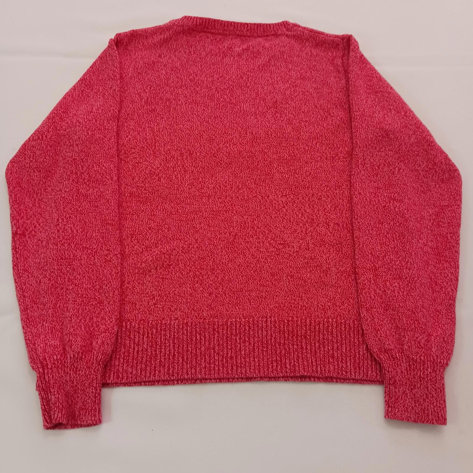 Designer Calvin Klein Jeans Women's Pink Cotton Logo Sweater L(12/14) Size L / US 10 / IT 46 - 2 Thumbnail