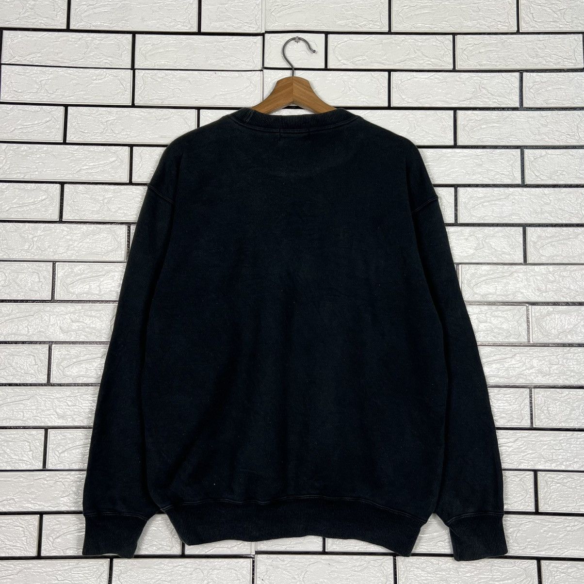 Yves Saint Laurent Vintage 90's YSL Embroidered Big Logo Sweatshirt #4195-C190 Size US M / EU 48-50 / 2 - 12 Thumbnail