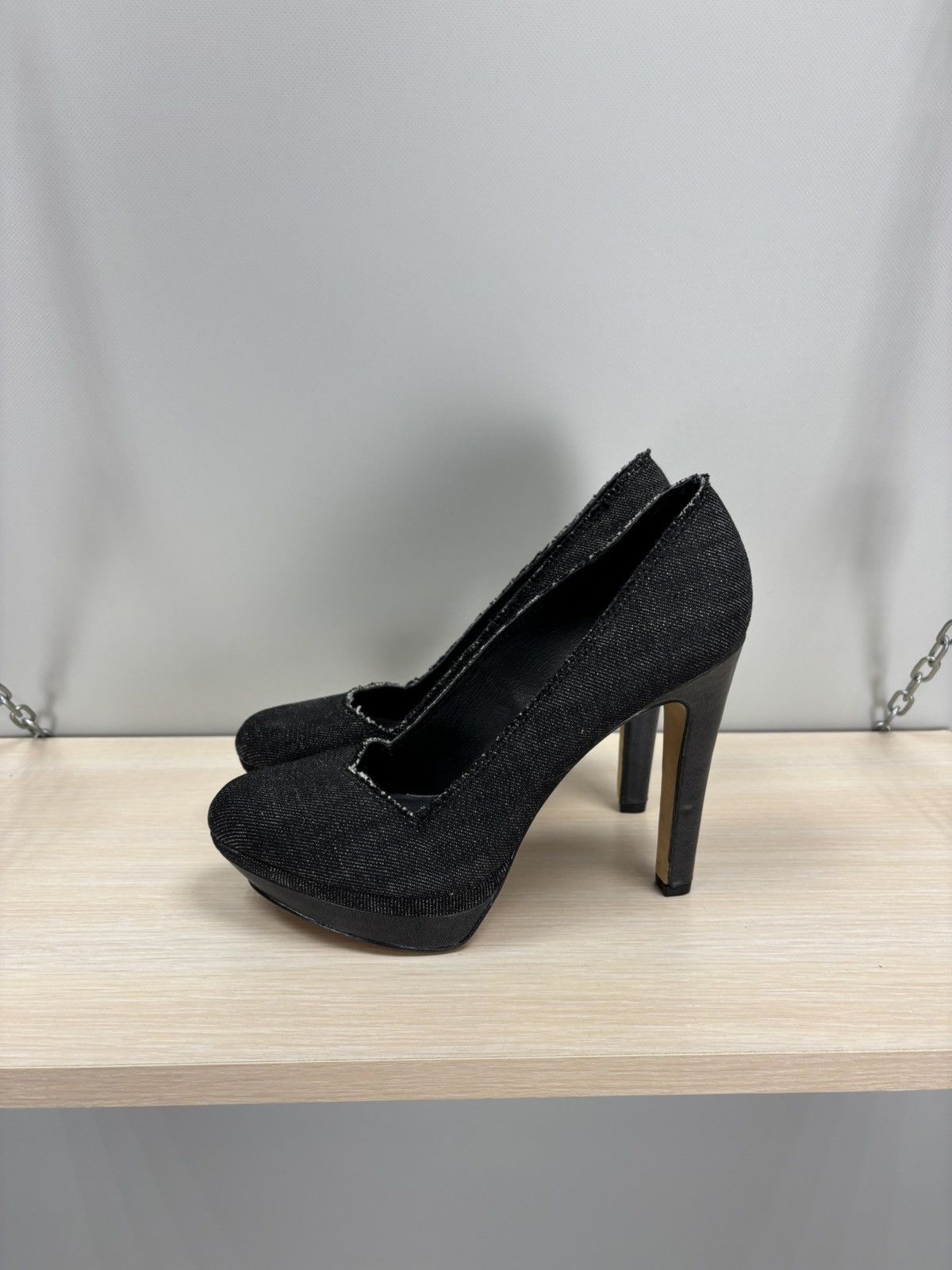 Diesel Womens heels Diesel Size 37 Color Gray Size US 7 / IT 37 - 7 Thumbnail