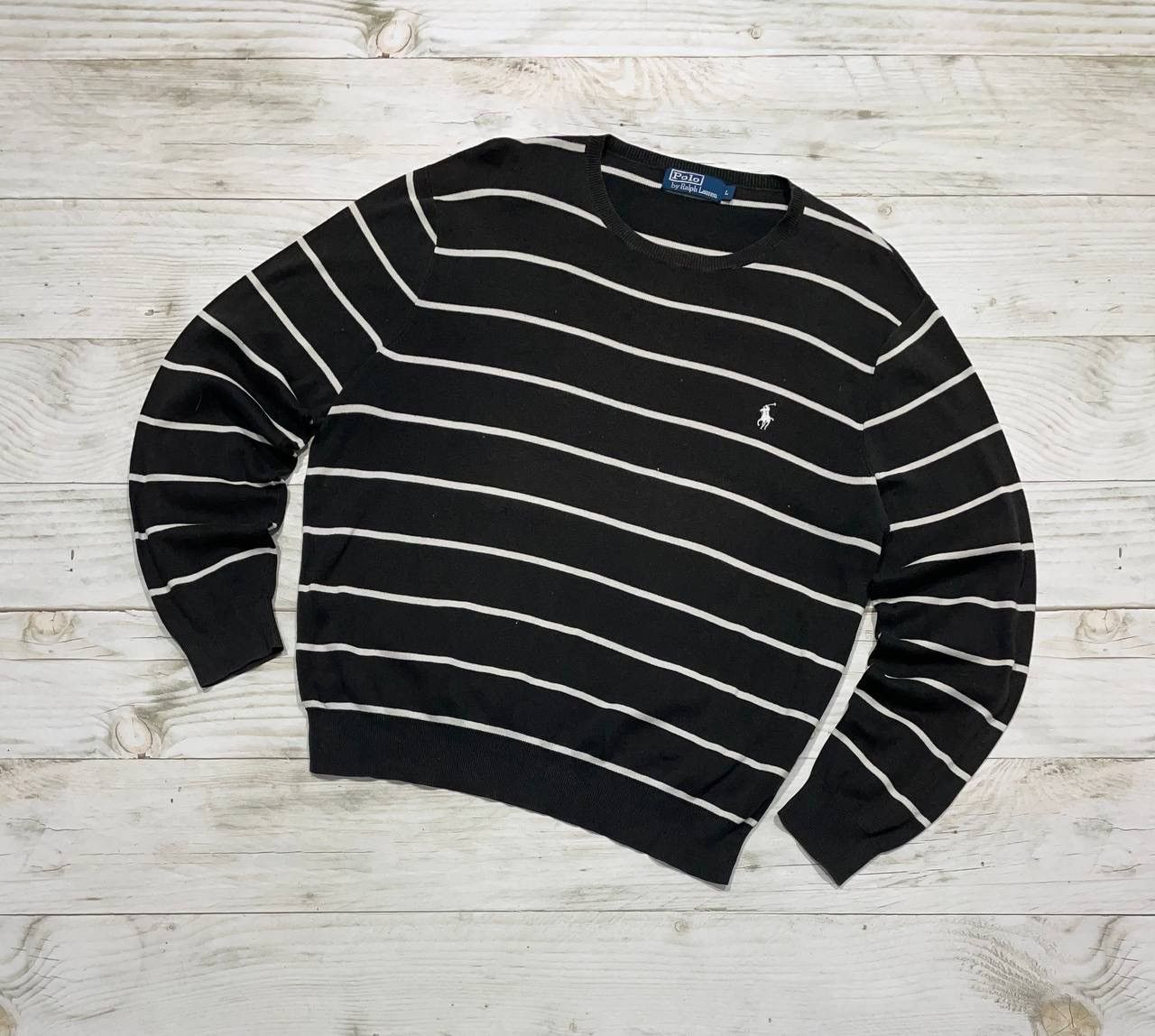 Polo Ralph Lauren Vintage Polo Ralph Lauren Striped Sweater Mini Logo