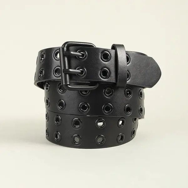 Other Black PU Leather Belt Size ONE SIZE - 4 Thumbnail
