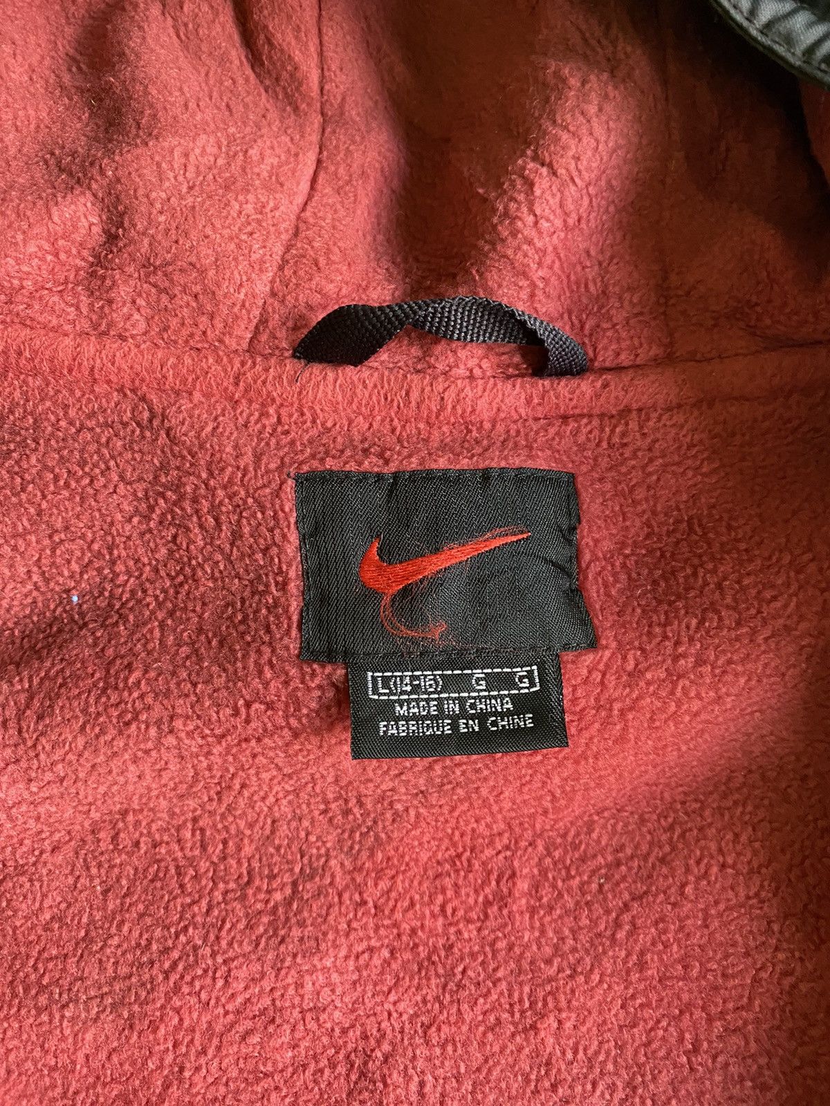 Nike Vintage Nike swoosh Fleece Hoodie Black Jacket Size US L / EU 52-54 / 3 - 7 Thumbnail
