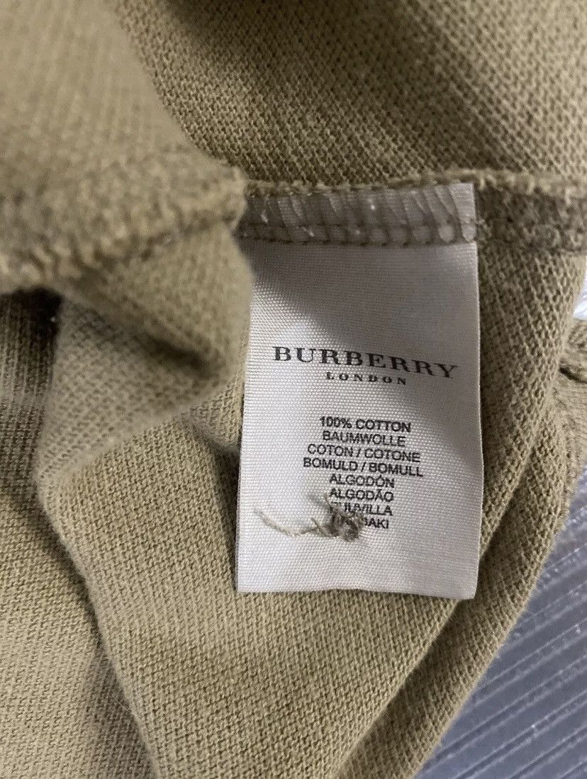 Burberry Burberry 🇬🇧 Slim Fit 3 btn logo polo L fatigue brown cotton Size US L / EU 52-54 / 3 - 6 Thumbnail