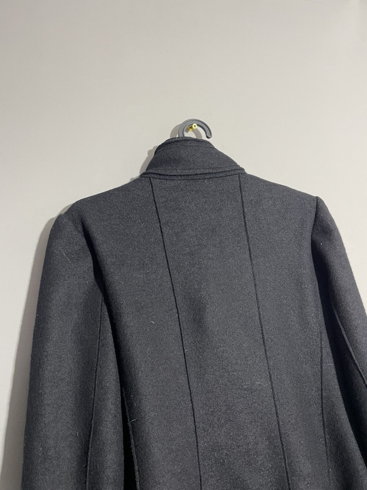 Marella Marella Black Double Breasted Wool coat Size M / US 6-8 / IT 42-44 - 9 Thumbnail