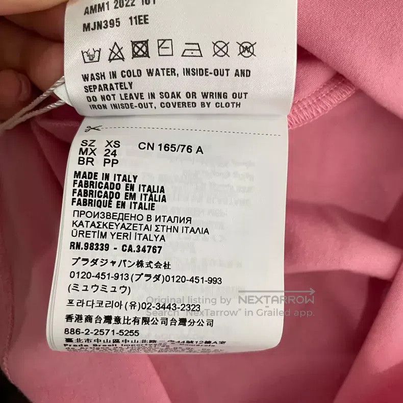 Miu Miu Miu Miu Size XS Cotton short sleeve Size XS / US 0-2 / IT 36-38 - 4 Thumbnail