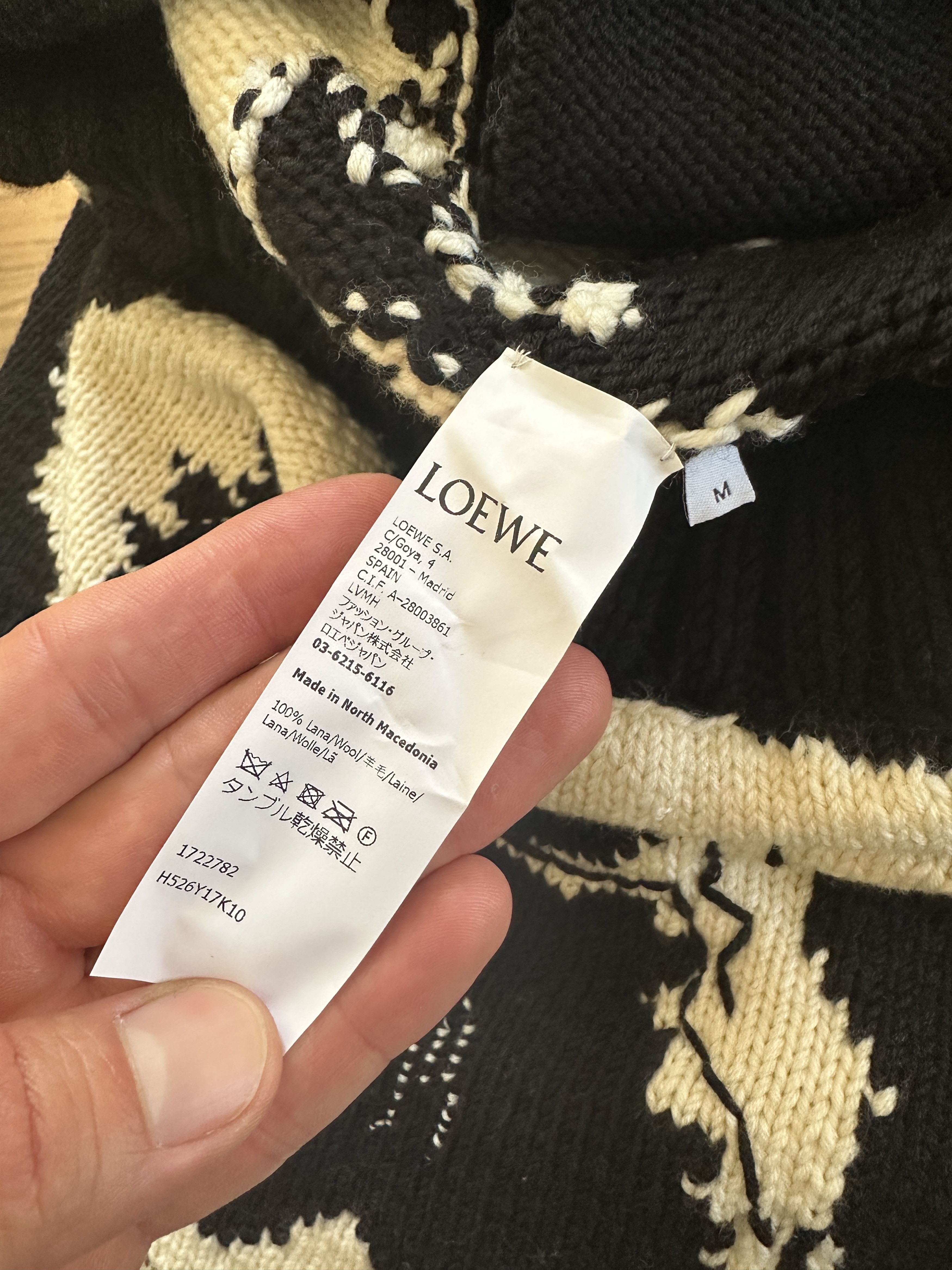 Loewe Loewe x Joe Brainard Edition Wool Intarsia Pansies Pants Size US 34 / EU 50 - 5 Thumbnail