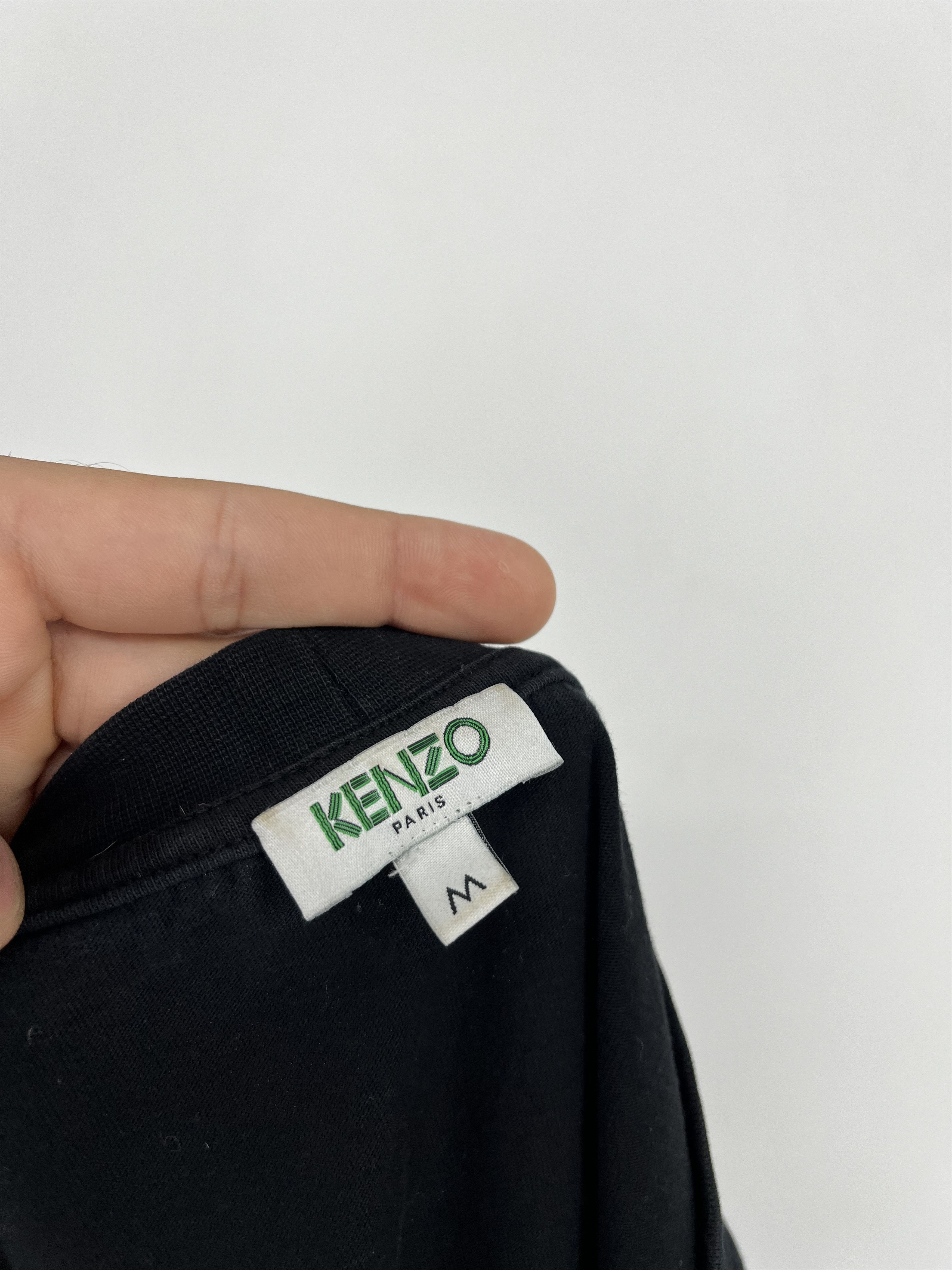 Kenzo Vintage Kenzo Black Cotton Eye Printed T-Shirt M Size US M / EU 48-50 / 2 - 12 Thumbnail