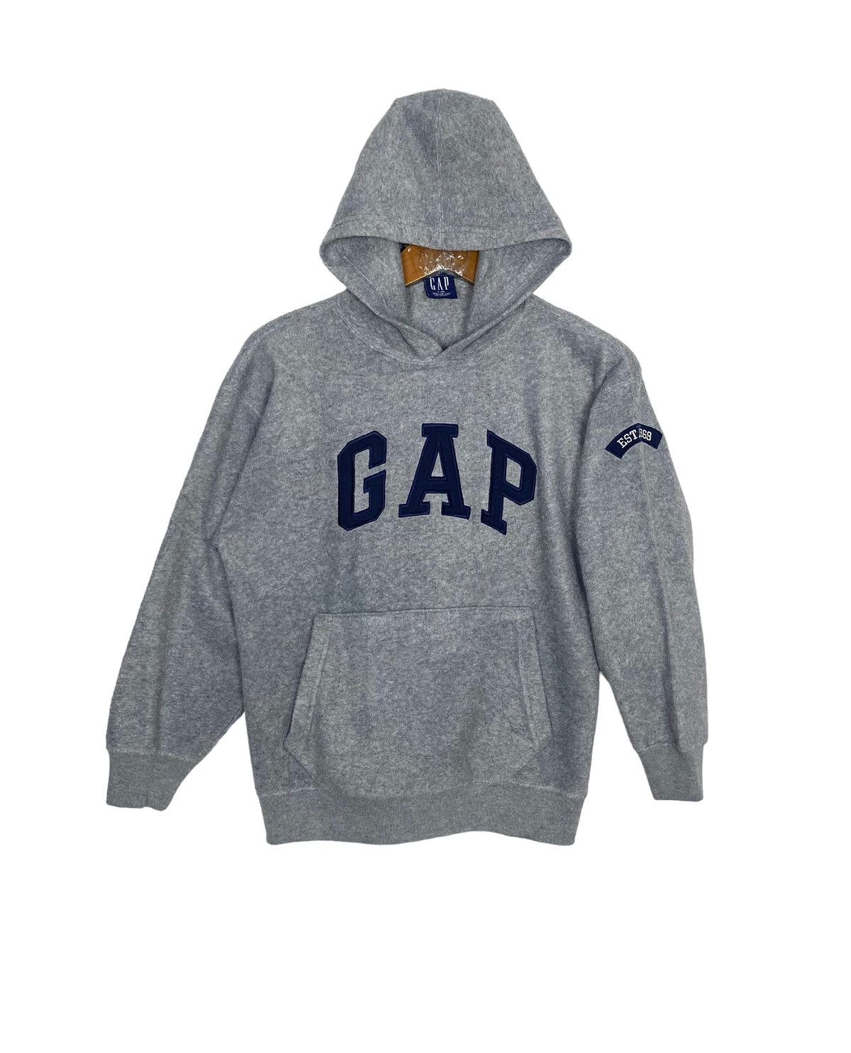 Gap Rare‼️ Gap Kids Hoodie Fleece Embroidery Big Logo Size US XXS / EU 40 - 1 Thumbnail