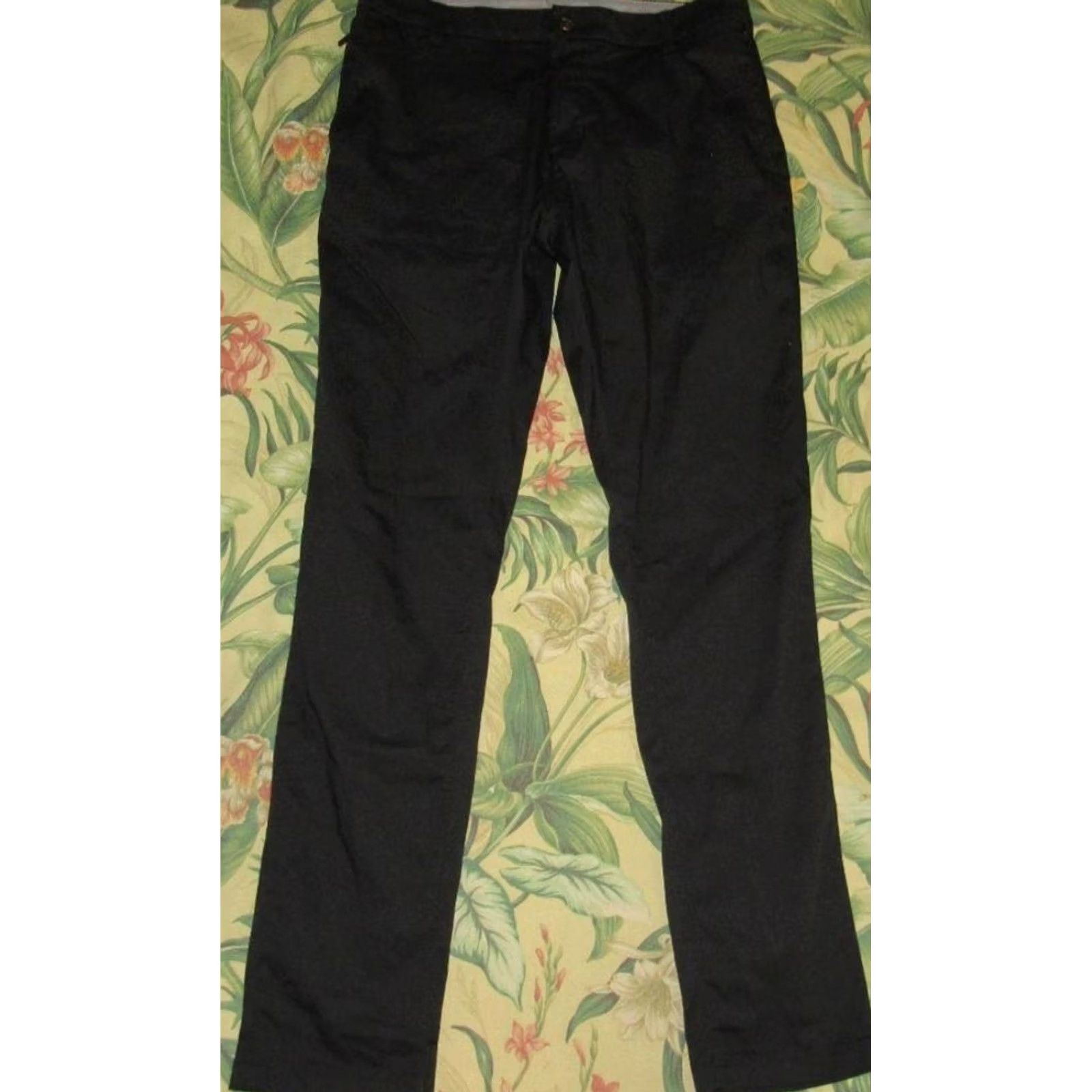 Vintage BIRDDOGS Black Lined Chino Pants Mens 34 x 34 Size US 34 / EU 50 - 3 Thumbnail
