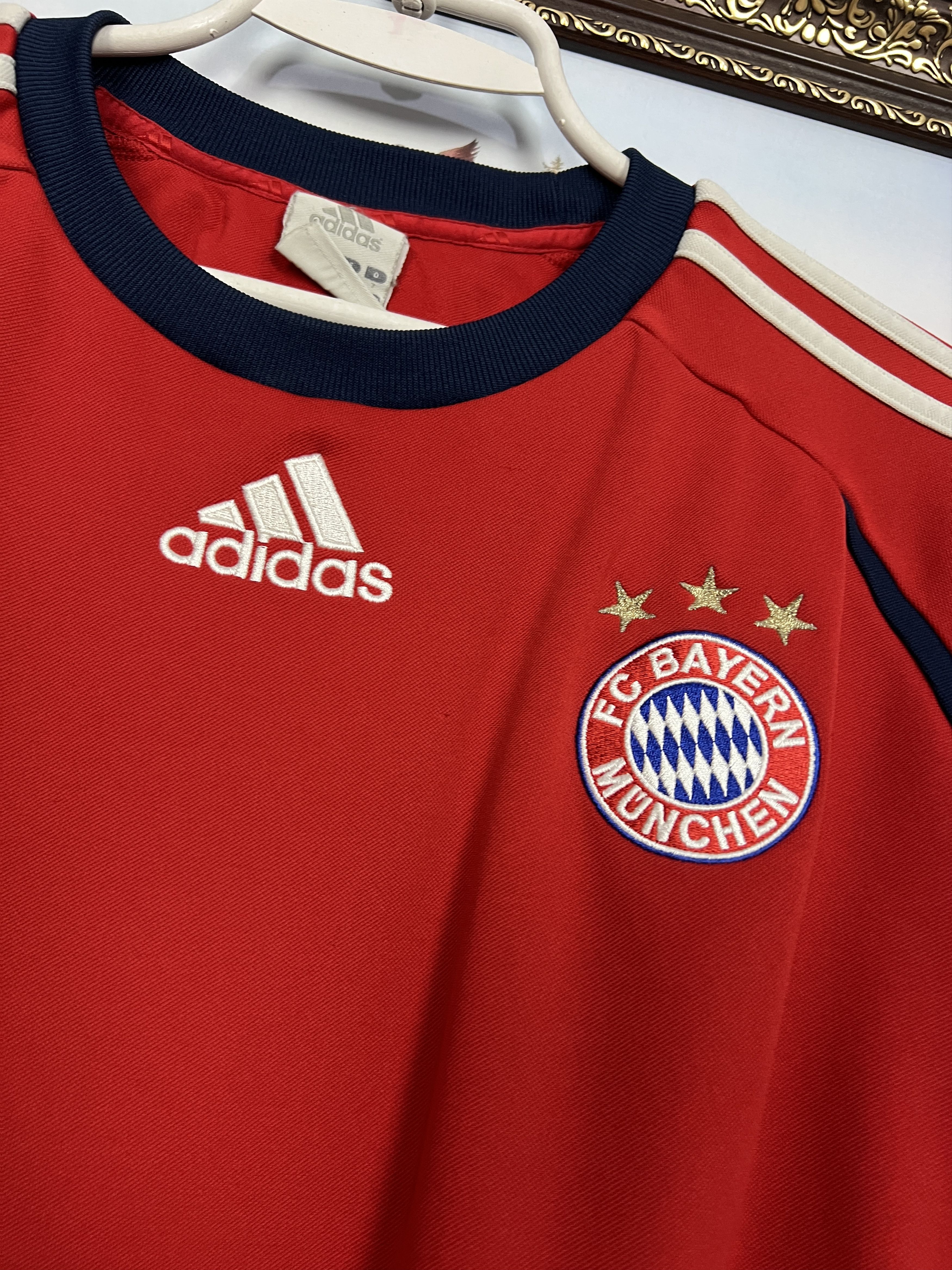 Adidas Vintage Bayern Munich Football Jacket Soccer Track Top Size US L / EU 52-54 / 3 - 3 Thumbnail