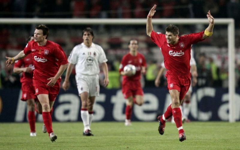 Other Liverpool 2005 champions league retro jersey #8 Gerrard Size US M / EU 48-50 / 2 - 10 Thumbnail