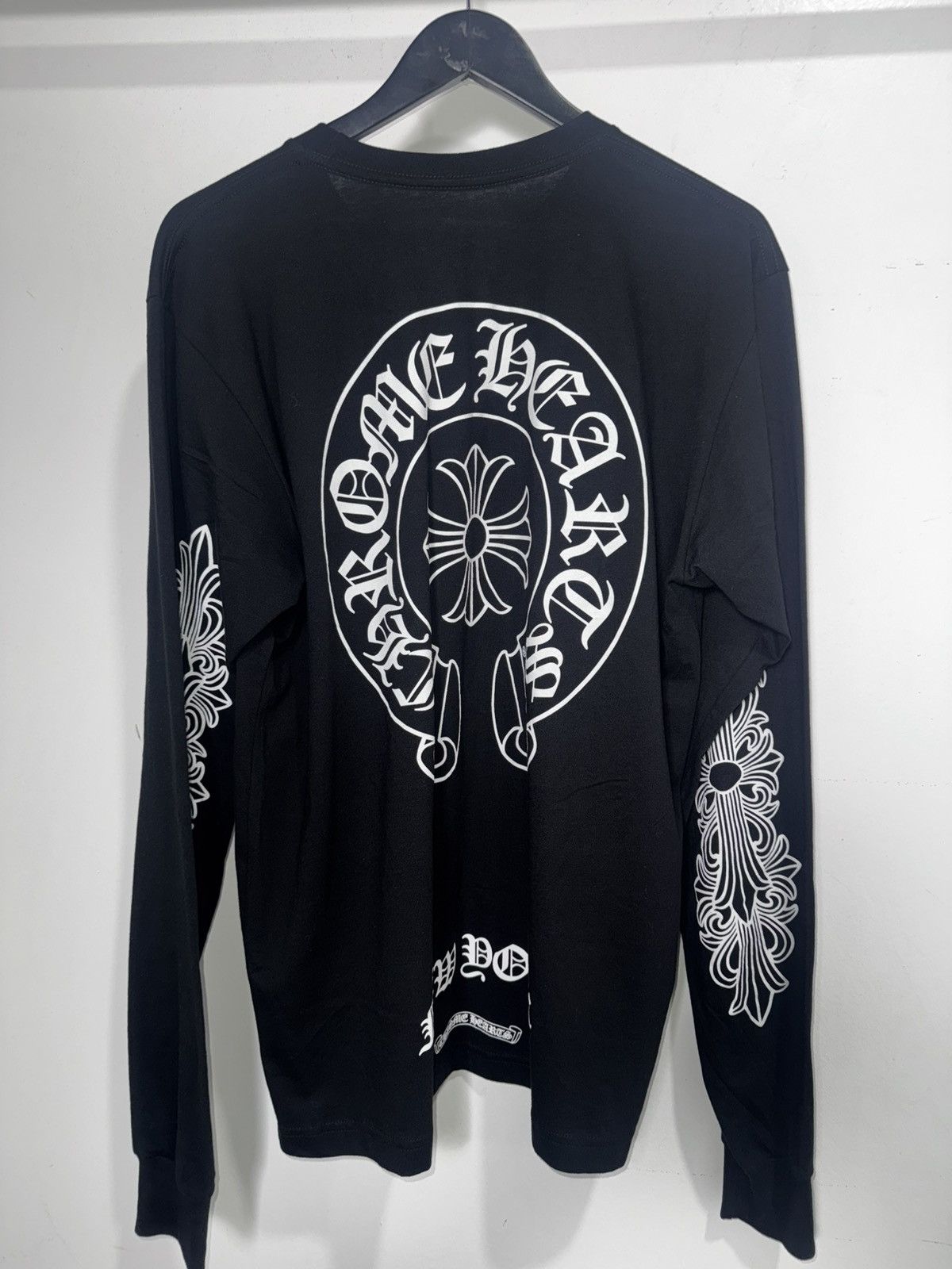 Chrome Hearts Chrome Hearts New York Exclusive Horseshoe Logo Long Sleeve Size US L / EU 52-54 / 3 - 7 Thumbnail