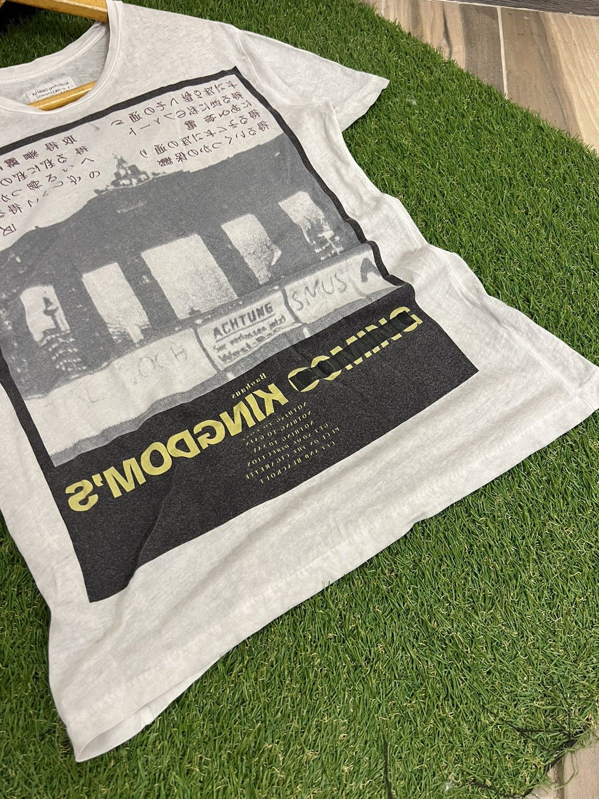 Allsaints × Japanese Brand Mens Vintage AllSaints T Shirt Japanese tee luxury ss crazy Size US S / EU 44-46 / 1 - 5 Thumbnail