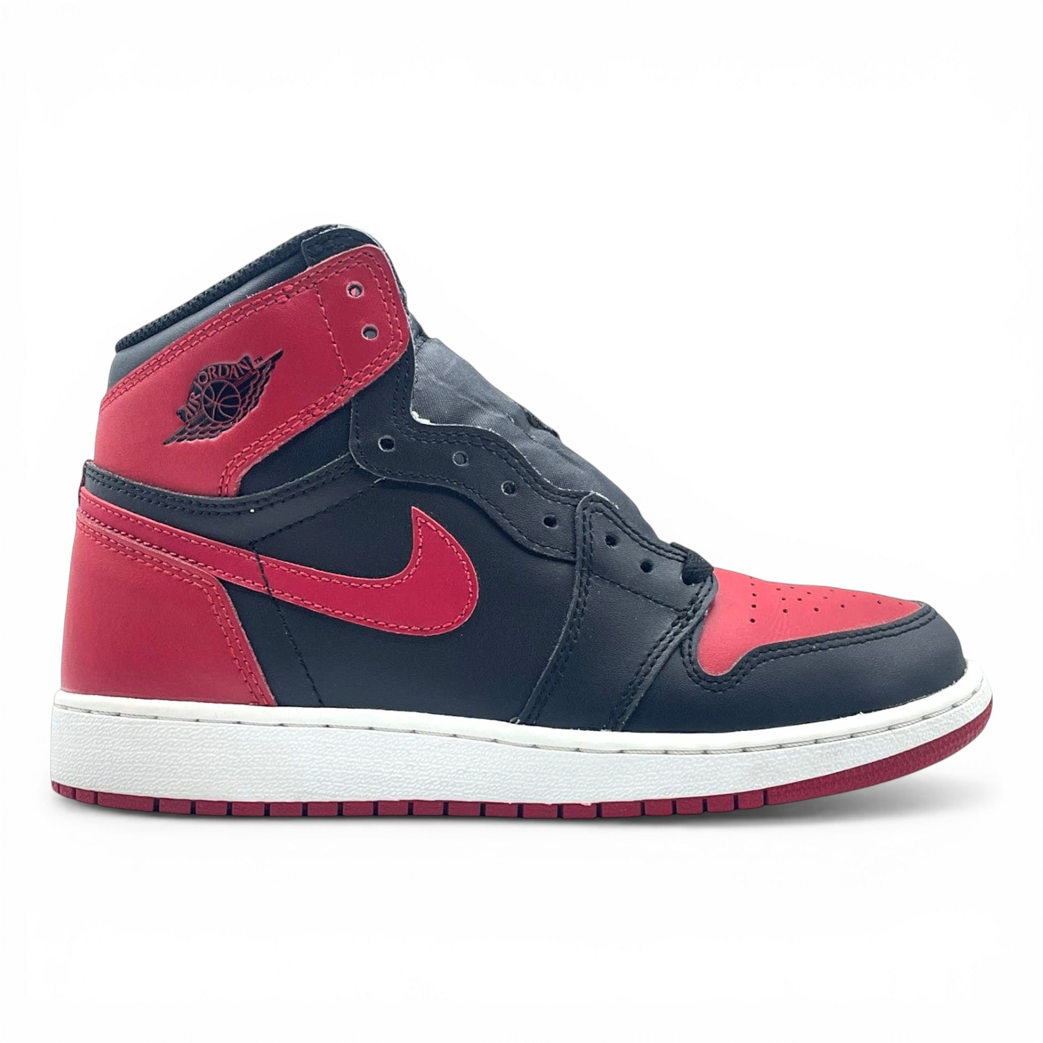 Nike 1 Retro Bred Banned (2016) (GS) Size US 6 / EU 39 - 1 Thumbnail