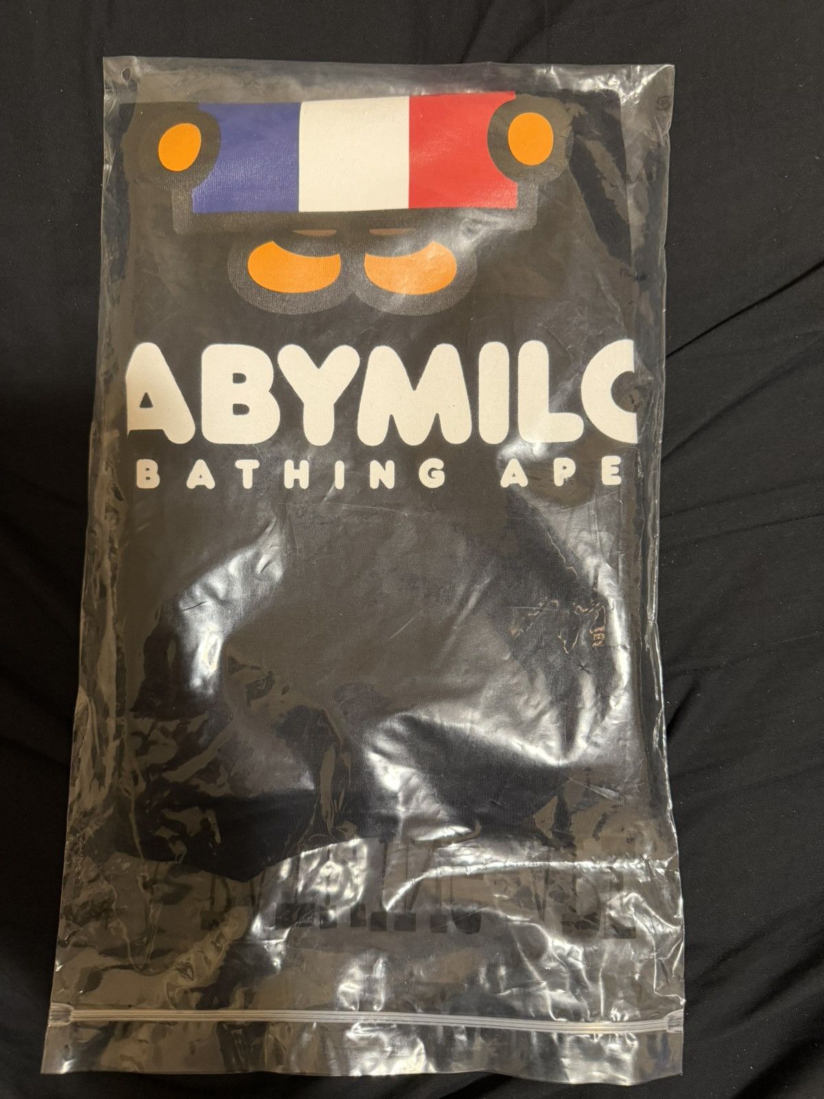 Bape A Bathing Ape Bape France Paris Flag Baby Milo Tee Black XXL Size US XXL / EU 58 / 5 - 4 Thumbnail