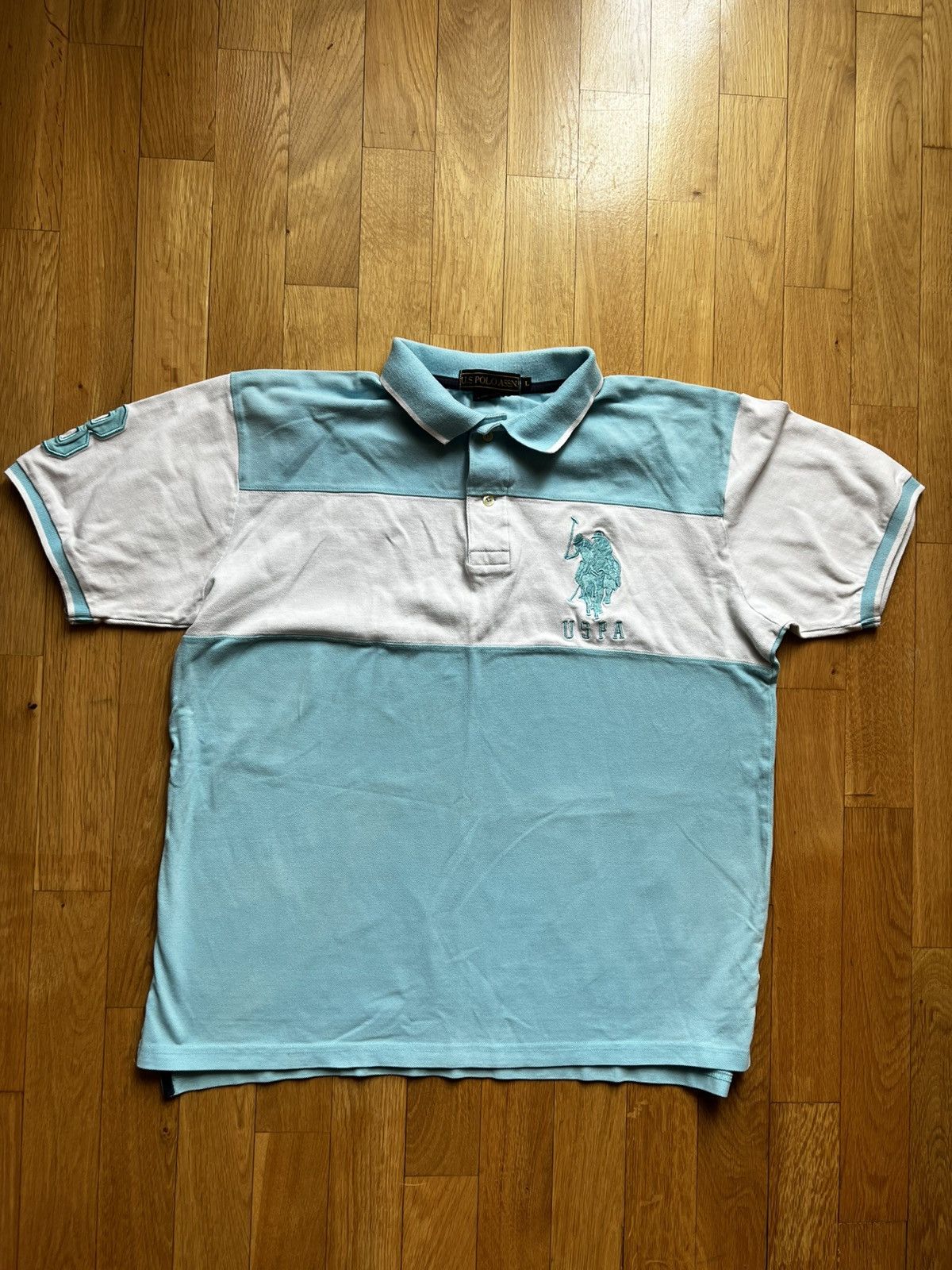 Japanese Brand × U.S. Polo Assn. × Vintage Vintage USPA Polo Ralph Lauren Polo T-shirt Rugby 3 Size US L / EU 52-54 / 3 - 1 Thumbnail