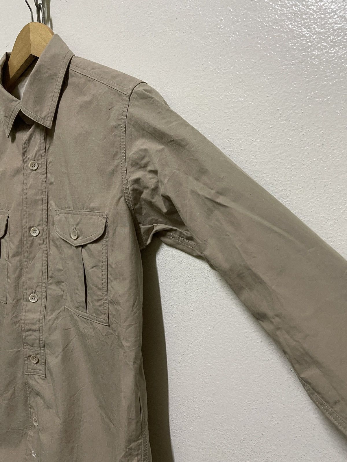 45rpm × Japanese Brand 45rpm Shirt Button Up Long Sleeve Size M / US 6-8 / IT 42-44 - 6 Thumbnail
