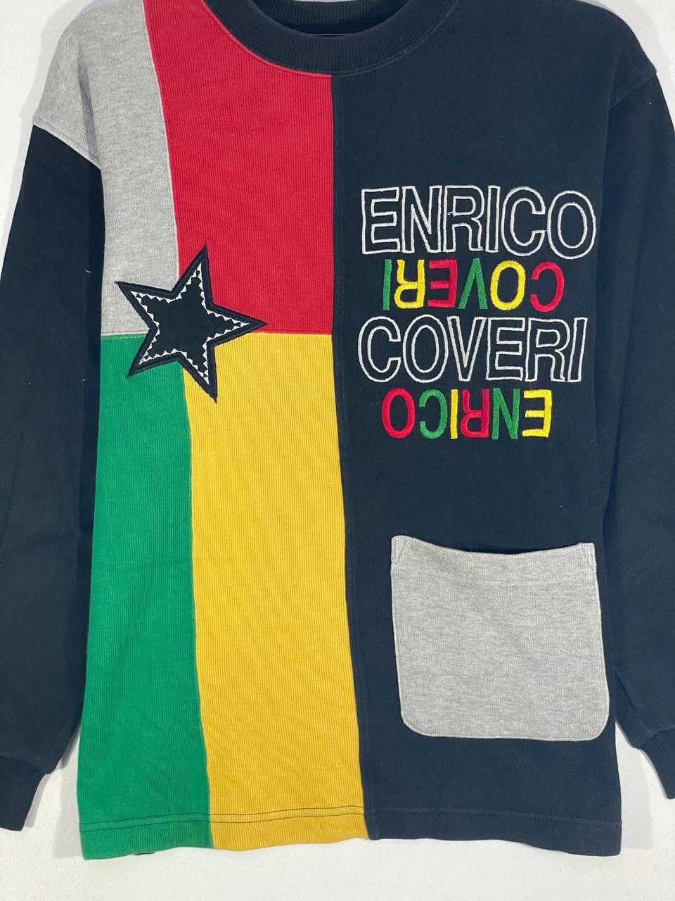Enrico Coveri Vintage 90s enrico coveri sweatshirt jumper size L Size US L / EU 52-54 / 3 - 5 Thumbnail