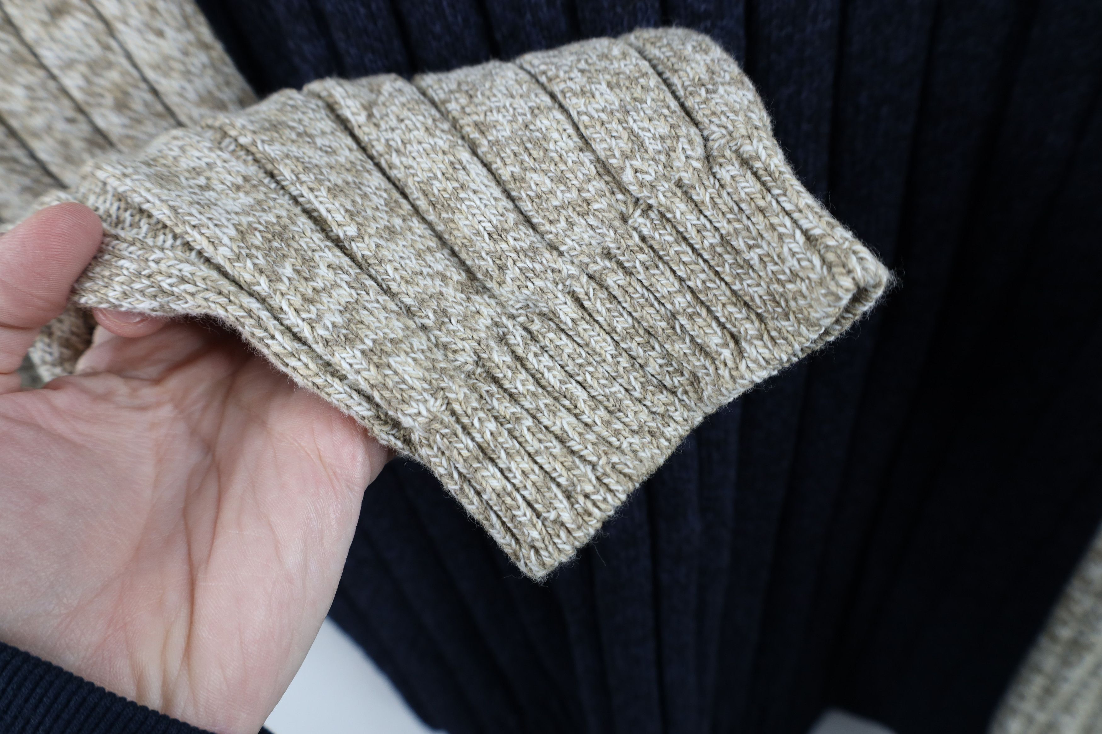 Vintage Vintage 90s Streetwear Hand Framed Knit Crewneck Sweater USA Size US XL / EU 56 / 4 - 5 Thumbnail