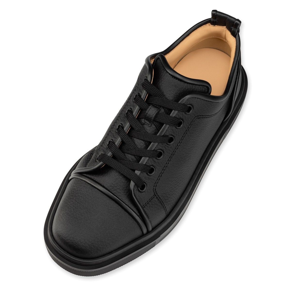 Christian Louboutin o1bcso1str1024 Adolon Flat in Black Size US 11 / EU 44 - 4 Thumbnail