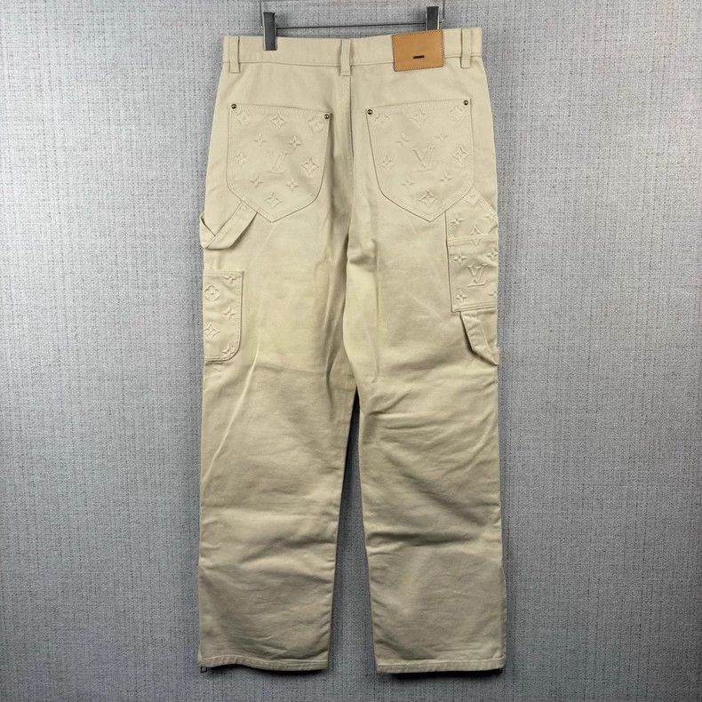 Louis Vuitton Louis Vuitton Lumber Embossed Logo Jeans Size US 33 - 3 Thumbnail