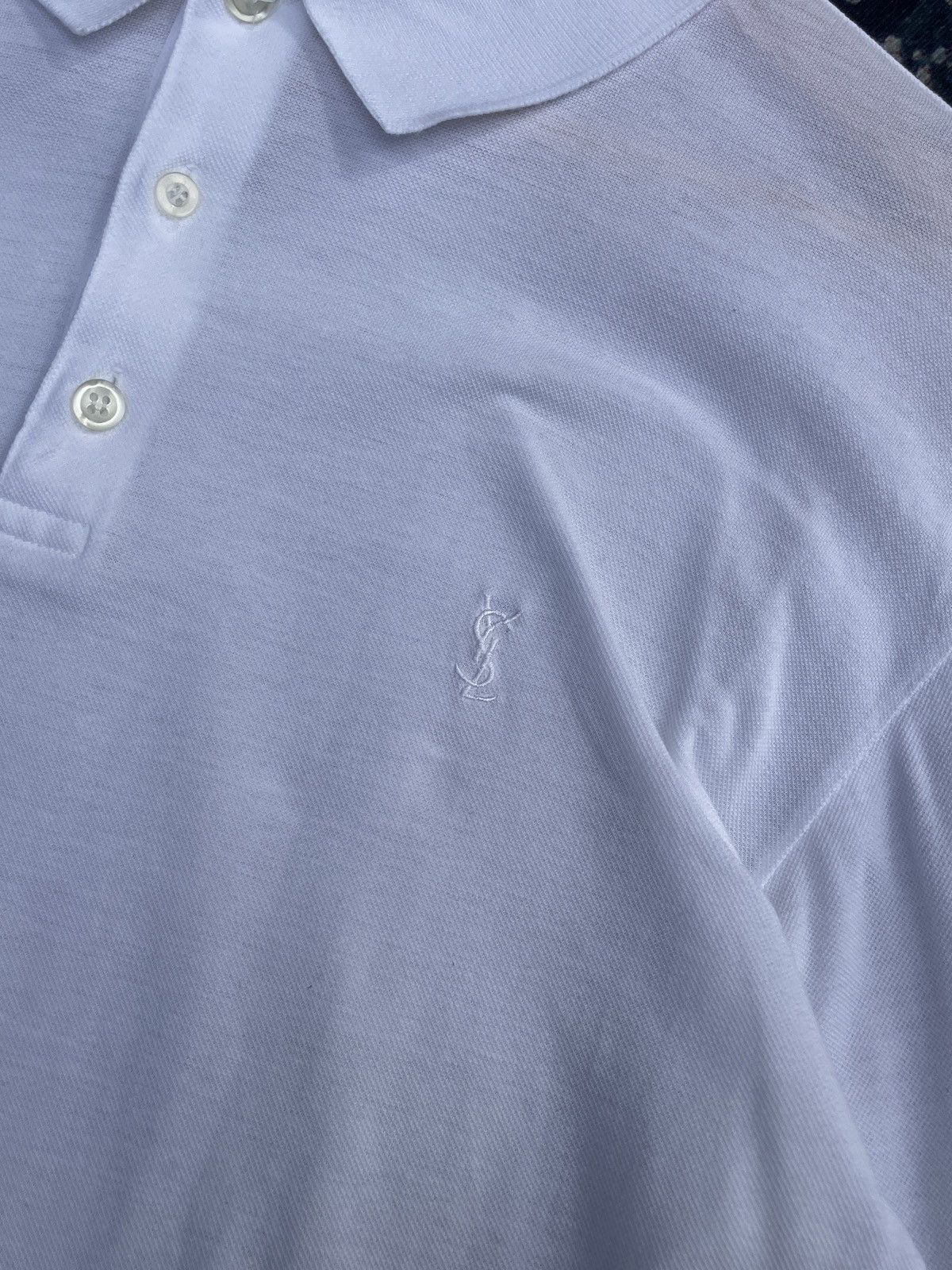 Vintage ysl longsleeve polo Size US M / EU 48-50 / 2 - 2 Thumbnail