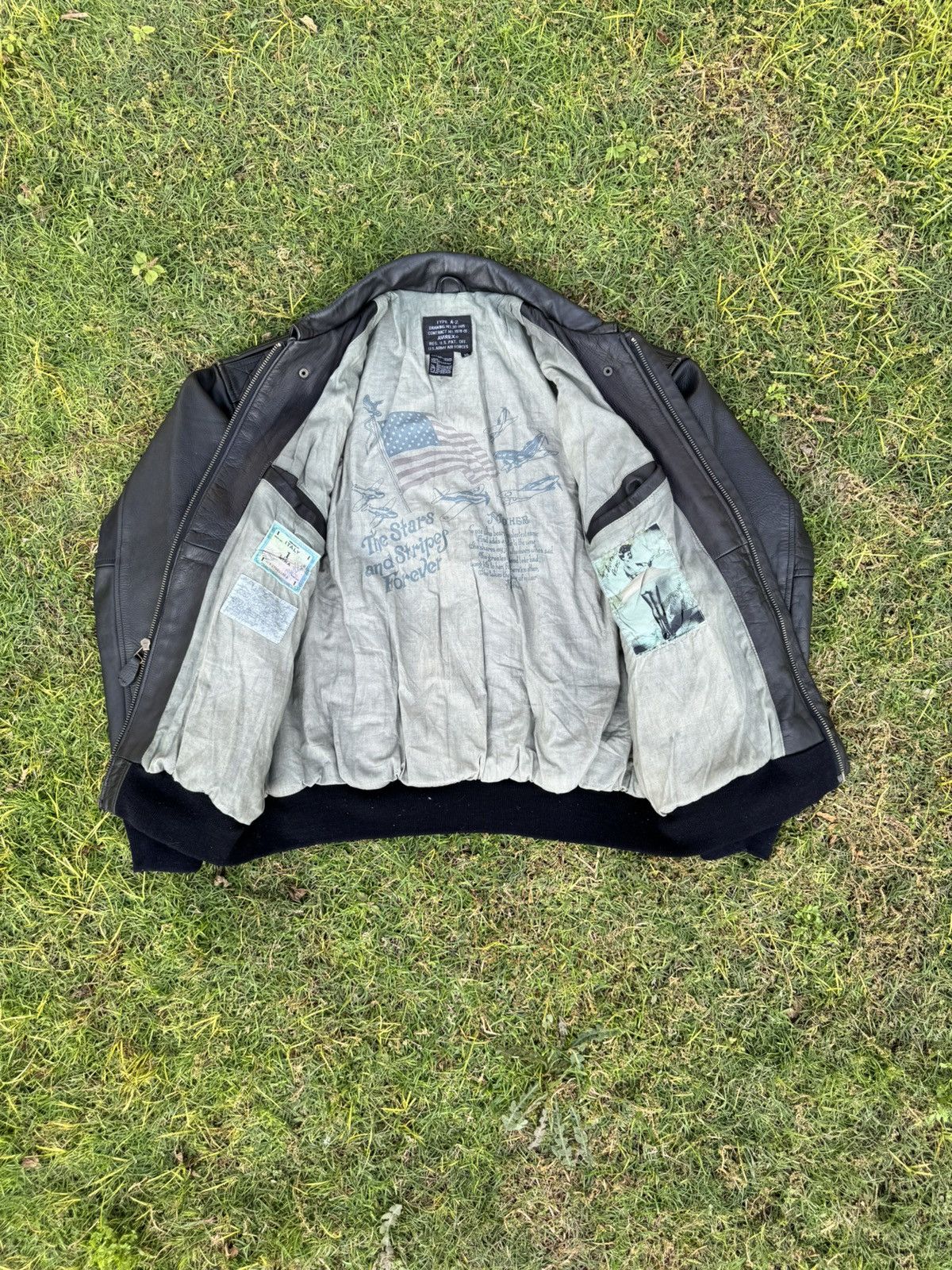 Avirex Vintage AVIREX A-2 Leather Flight Bomber Jacket Cowhide Size US XL / EU 56 / 4 - 9 Thumbnail