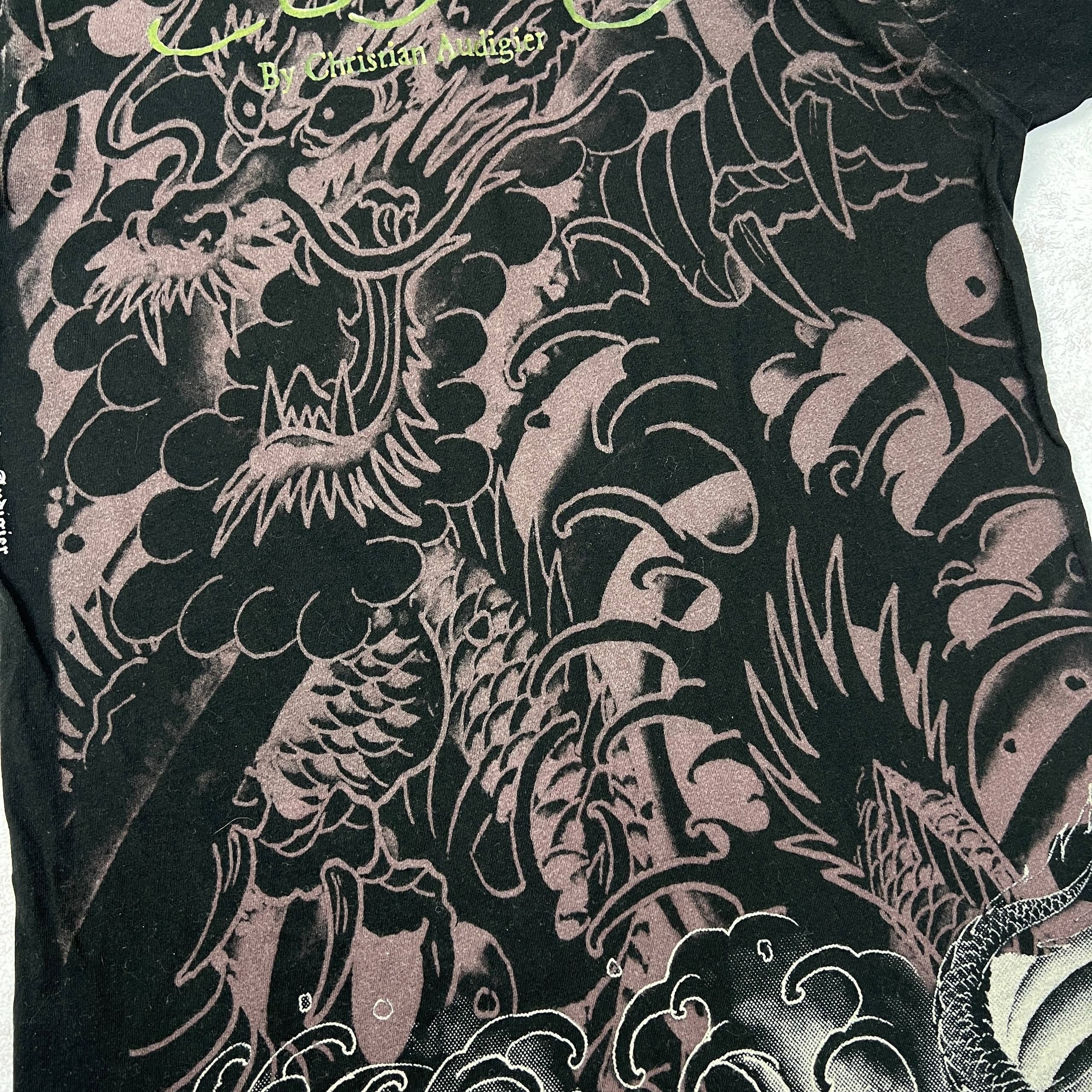Ed Hardy Ed Hardy by Christian Audigier T-Shirt Dragon Tattoo Print Size US S / EU 44-46 / 1 - 11 Thumbnail