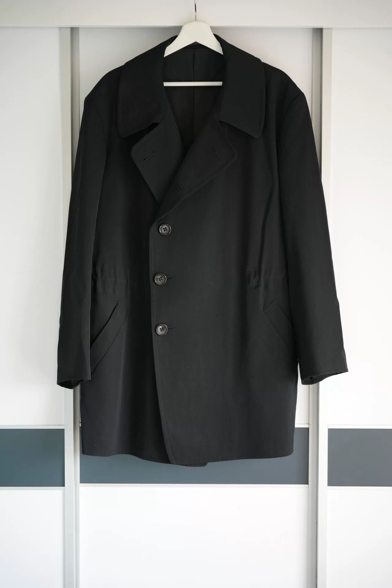 Yohji Yamamoto Yohji Yamamoto Black Wool Jacket Size US M / EU 48-50 / 2 - 1 Thumbnail