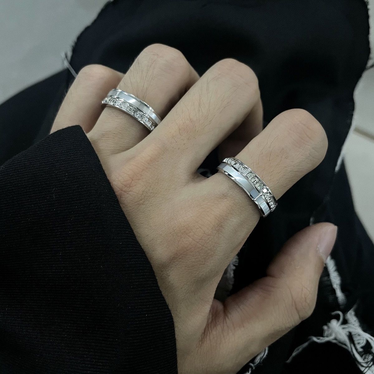 Jewelry Matchless Jewelry Rings Open Size Chrome Ring (Size 7-13) Size ONE SIZE - 1 Thumbnail