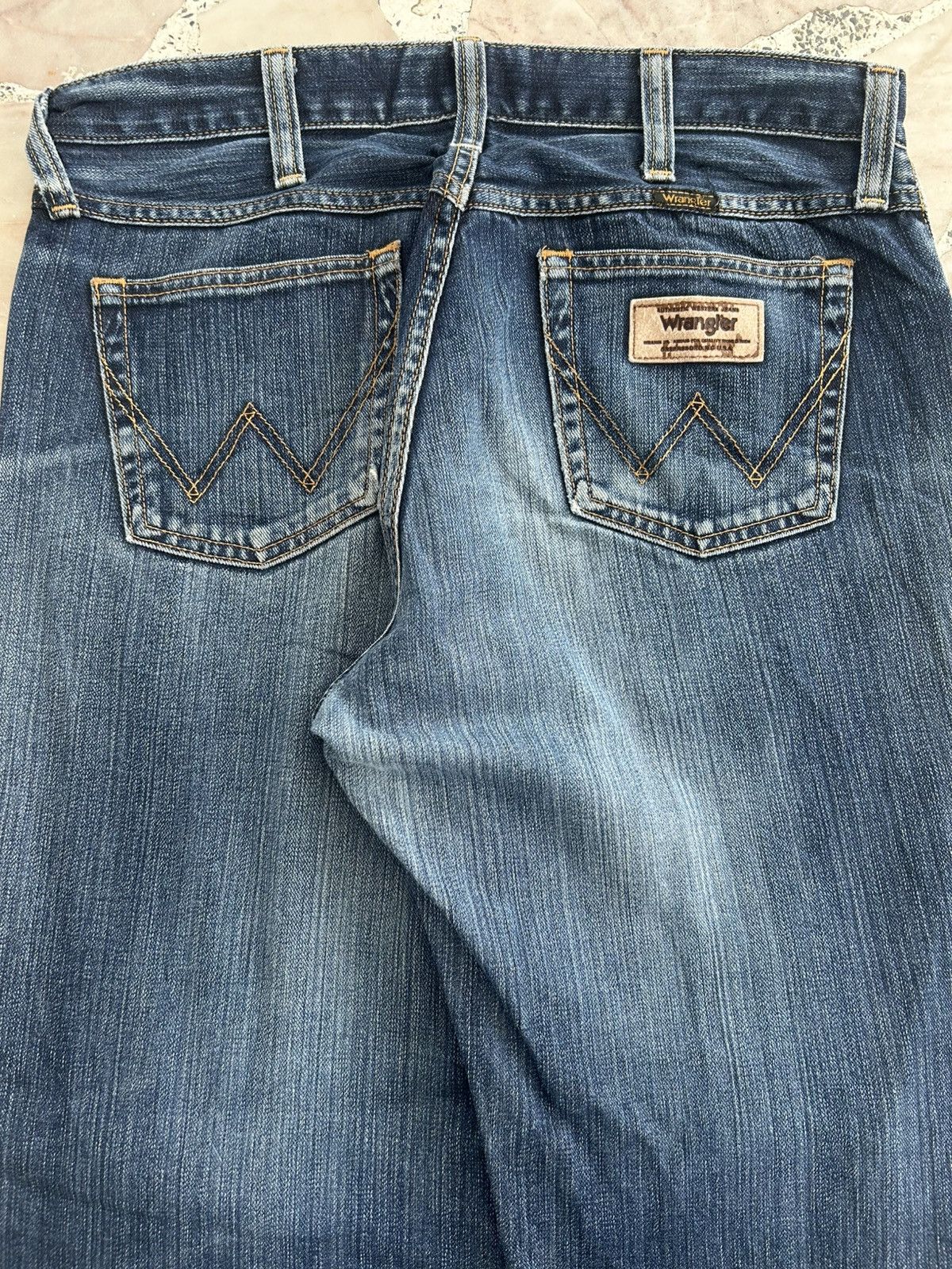 Wrangler Wrangler Ripped Vintage Denim Size US 34 / EU 50 - 10 Thumbnail