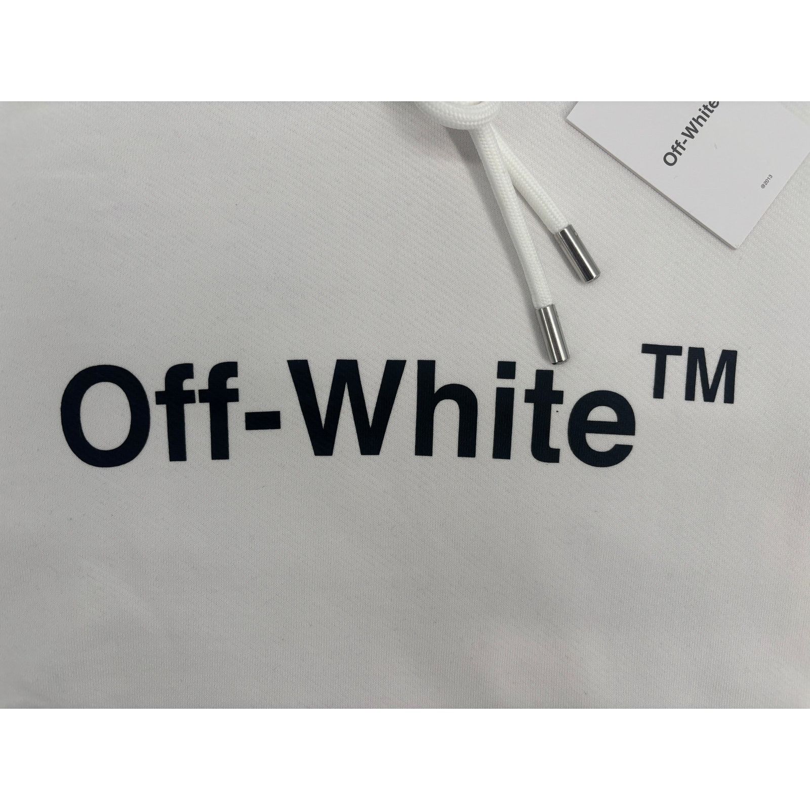 Off-White Off-White White Pullover Hoodie Size Medium Size US M / EU 48-50 / 2 - 2 Thumbnail