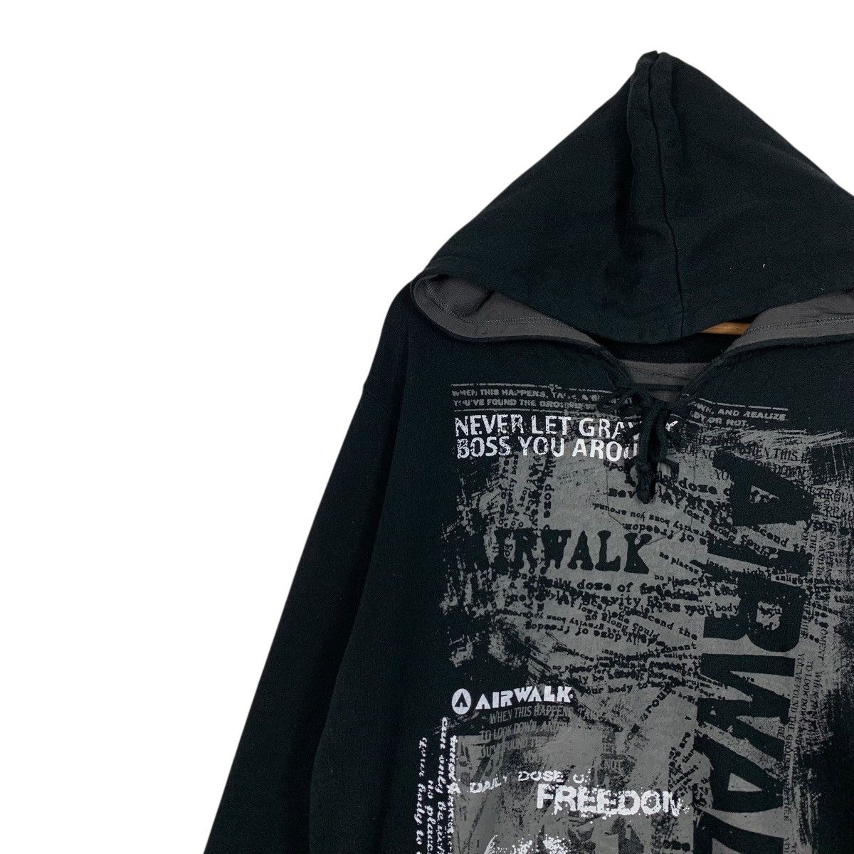 Airwalk AIRWALK Big Logo Pullover Hoodie Sweatshirt #3637-C166 Size US XL / EU 56 / 4 - 3 Thumbnail