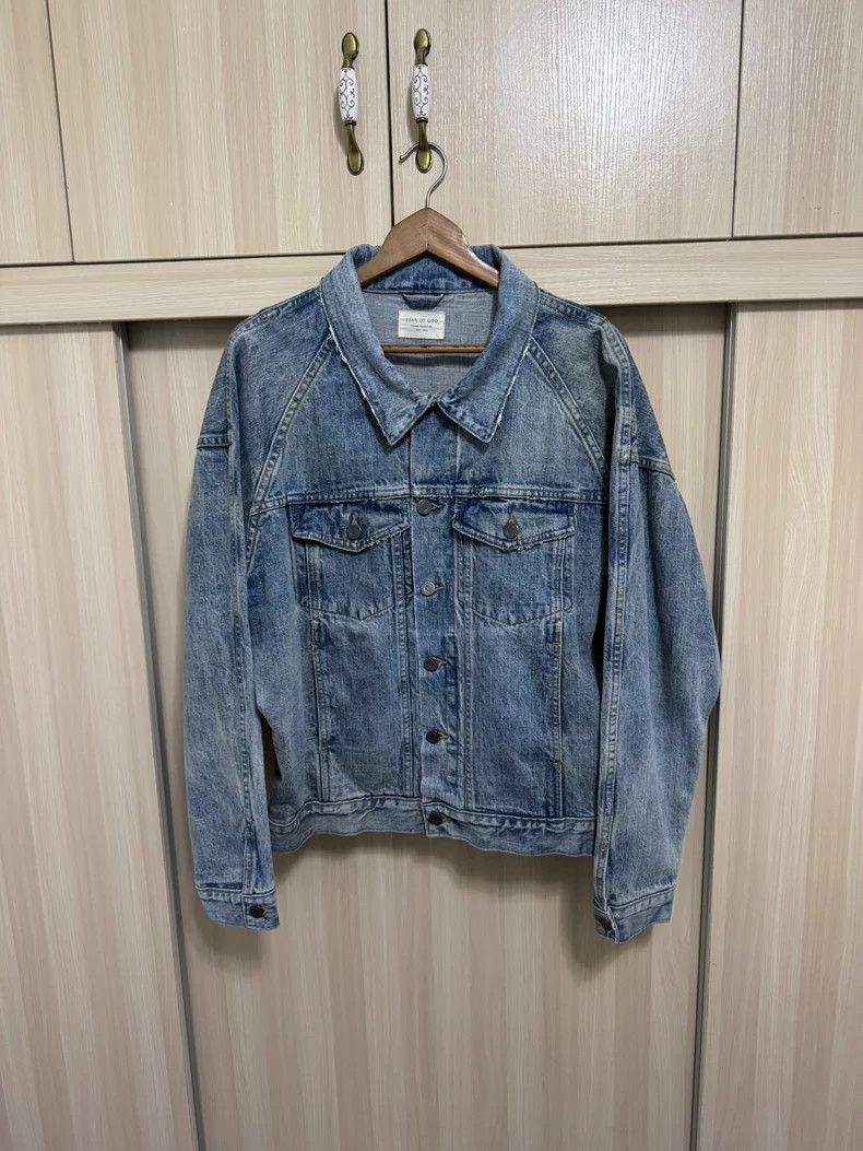 Fear of God Fear of God Blue Denim Jacket L Size US L / EU 52-54 / 3 - 1 Thumbnail