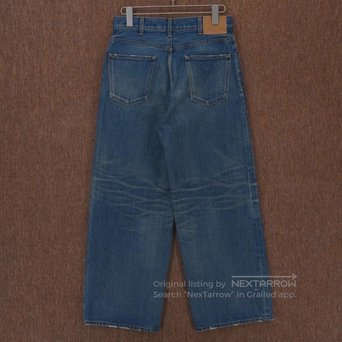 Celine CELINE Classic wide-leg washed denim jeans Size US 31 - 2 Thumbnail