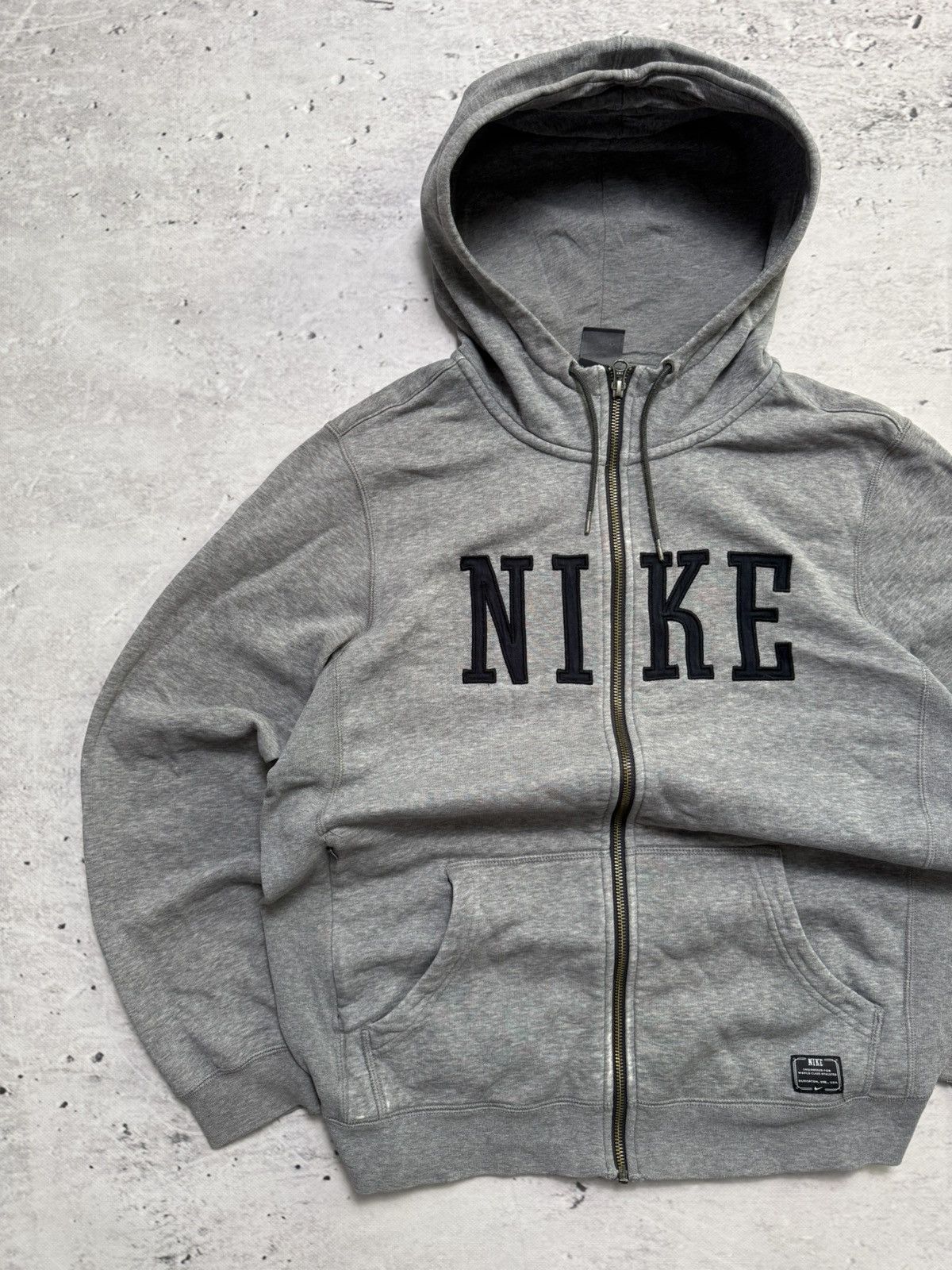 Nike × Vintage NIKE VINTAGE CENTER LOGO OVERSIZE BOXY ZIP HOODIE Size US M / EU 48-50 / 2 - 2 Thumbnail