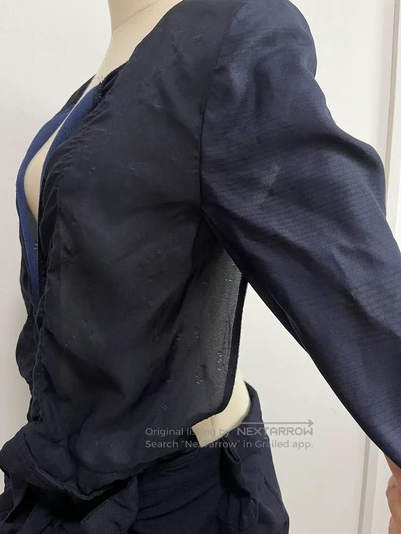 Comme des Garcons Comme des Garcons Navy blue backless top Size S / US 4 / IT 40 - 5 Thumbnail