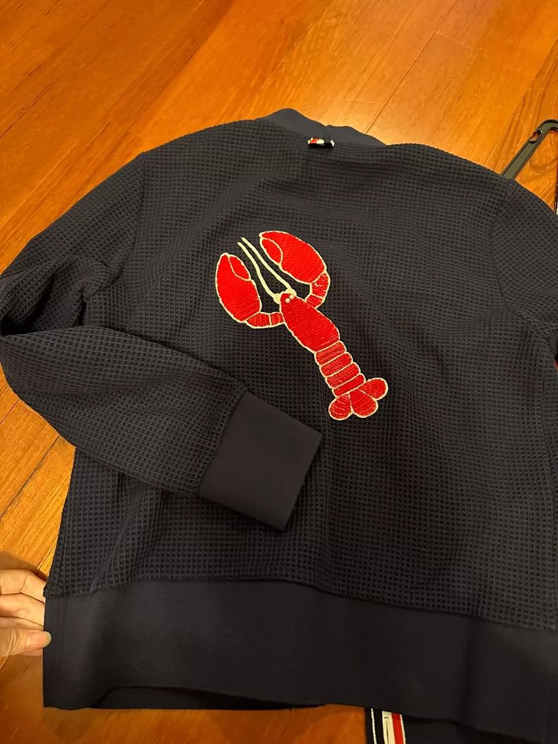 Thom Browne Thom browne Lobster Waffle Cardigan jacket 2503-Nextarrow Size US XXS / EU 40 - 6 Thumbnail