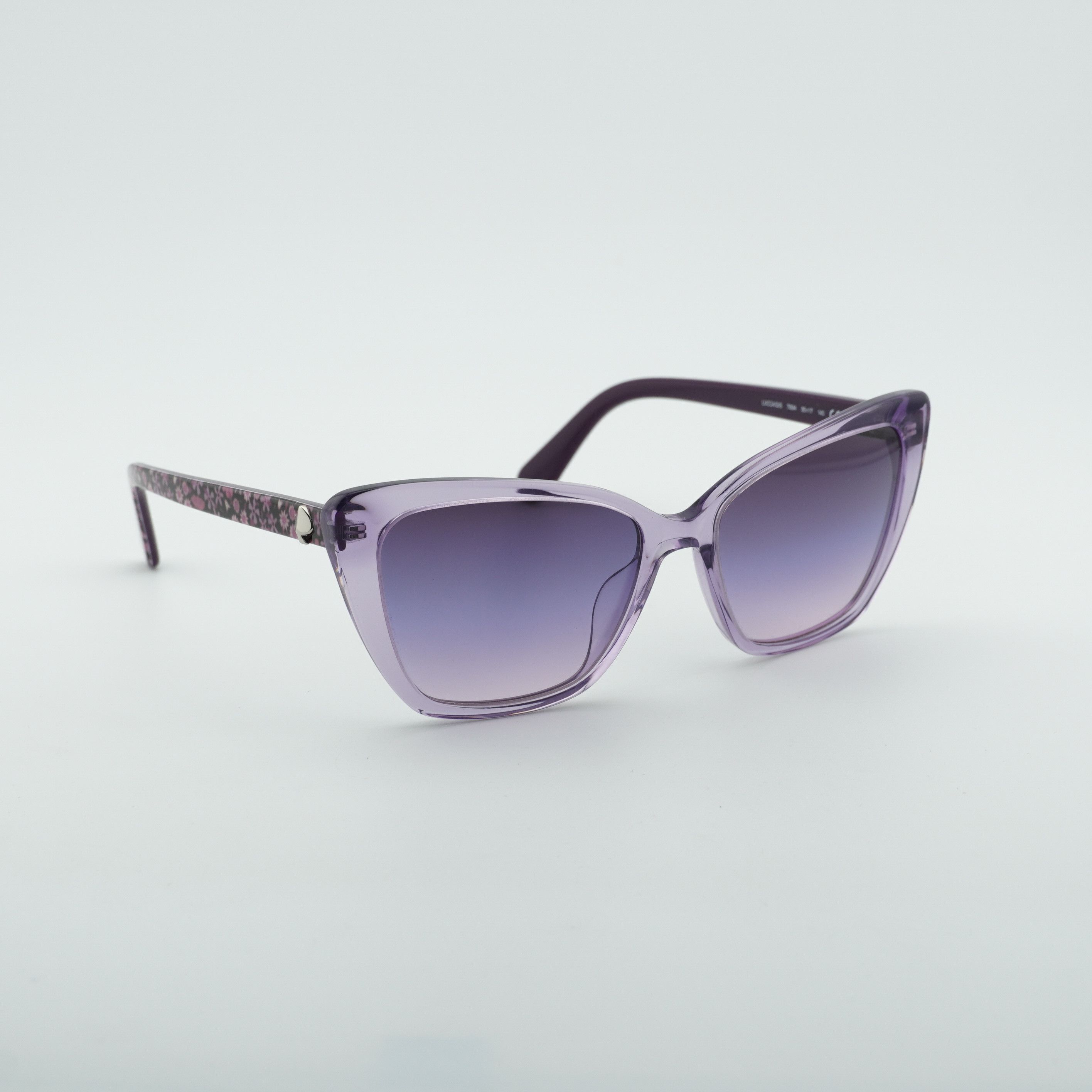 Kate Spade Kate Spade LUCCA/G/S 0789 I4 Sunglasses Lilac Cat Eye Frame Size ONE SIZE - 7 Thumbnail