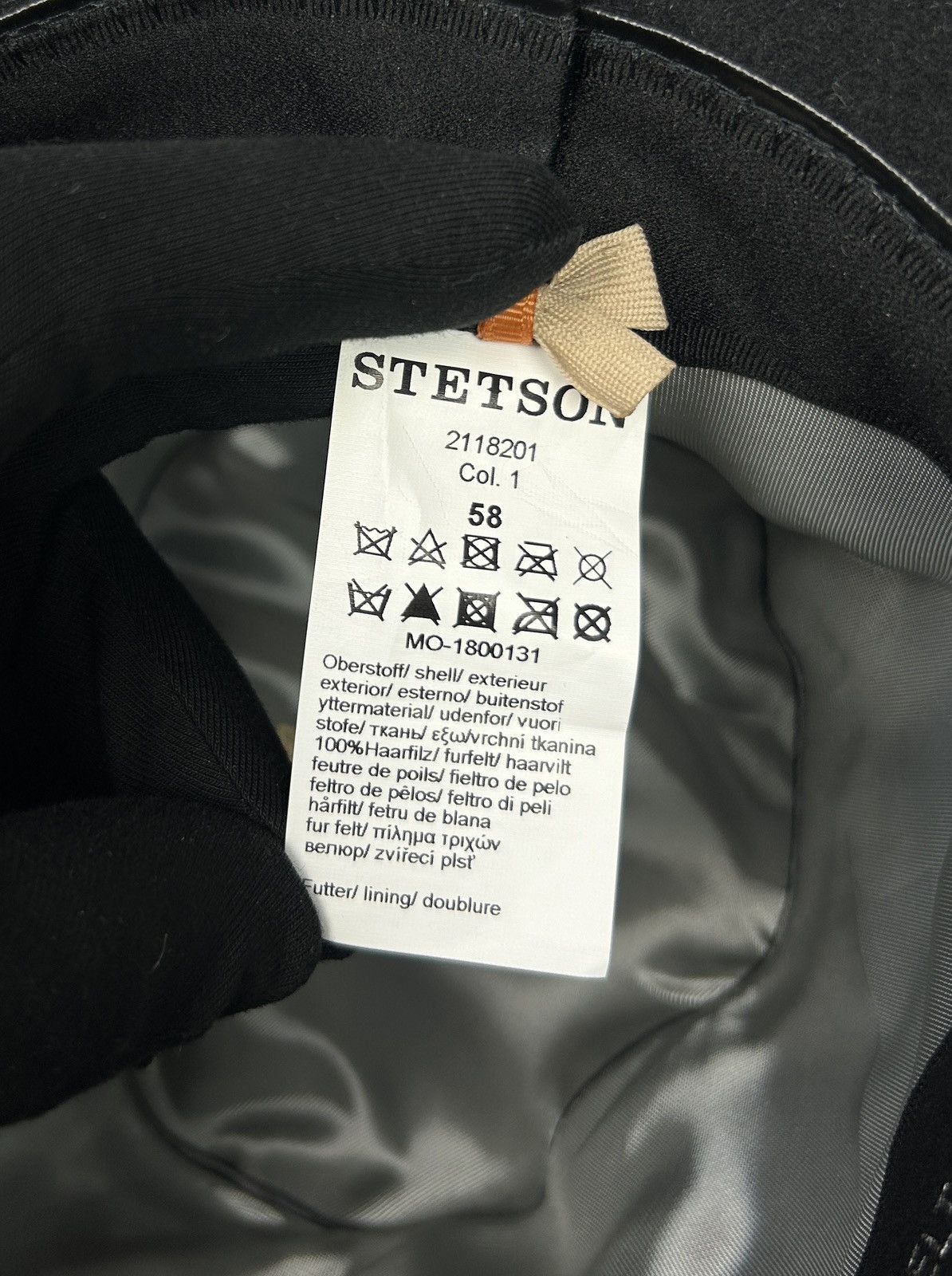 Stetson Stetson Capri Fur Felt Hat Classic Fedora Size 58CM Size ONE SIZE - 11 Thumbnail