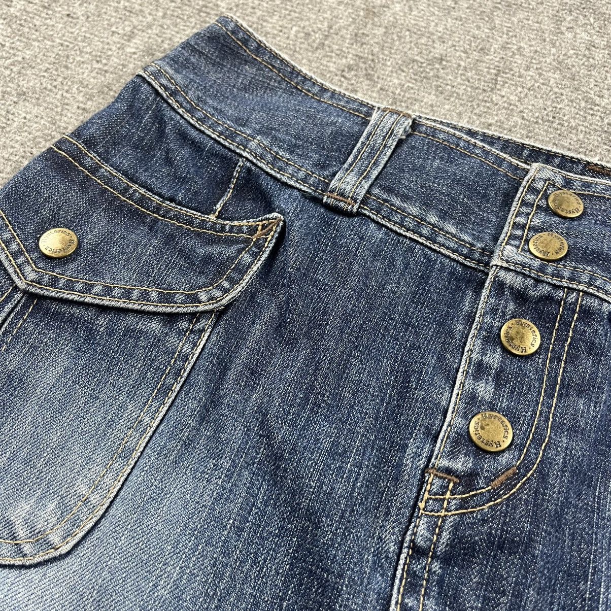 Hysteric Glamour × Vintage Vintage Hysteric Glamour Denim Mini Skirt Size 28" / US 6 / IT 42 - 3 Thumbnail
