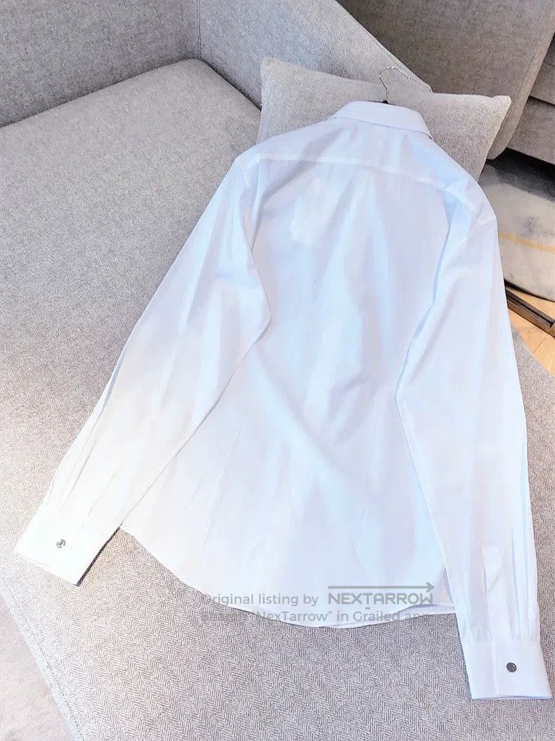 Hermes Hermes Classic men's white shirt Size US XXS / EU 40 - 2 Thumbnail