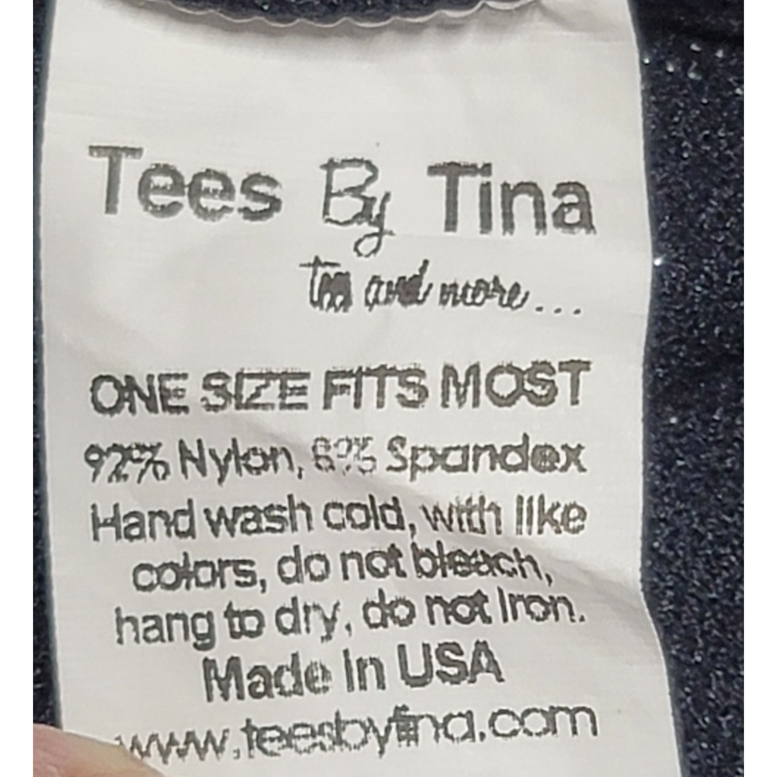 Other Tees By Tina Black Sparkle Ballet Sleeve Top One Size Soft Size ONE SIZE - 4 Thumbnail