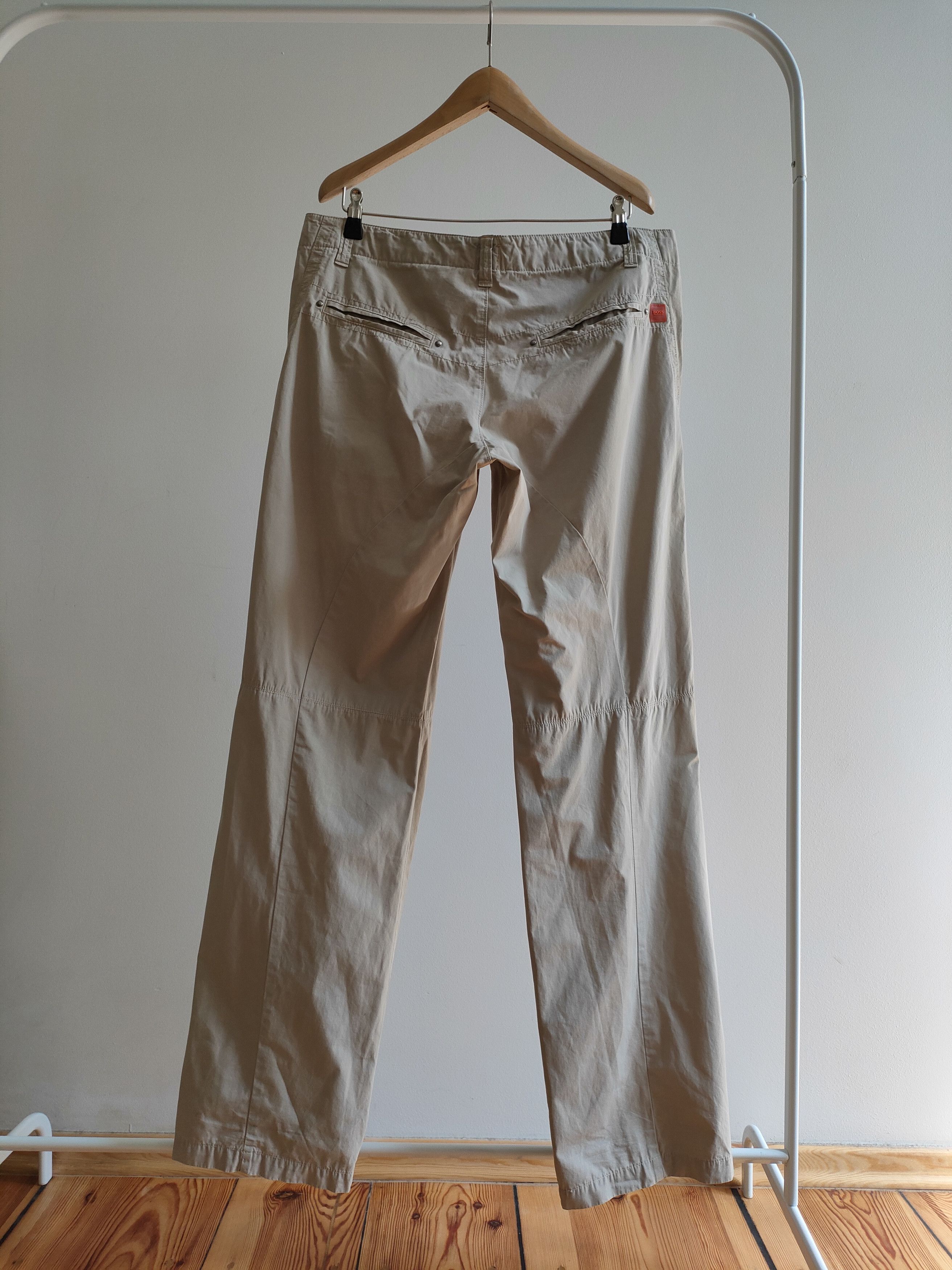 Hugo Boss 2000s Boss Orange Concealed Knee Pockets Chinos Size US 36 / EU 52 - 6 Thumbnail