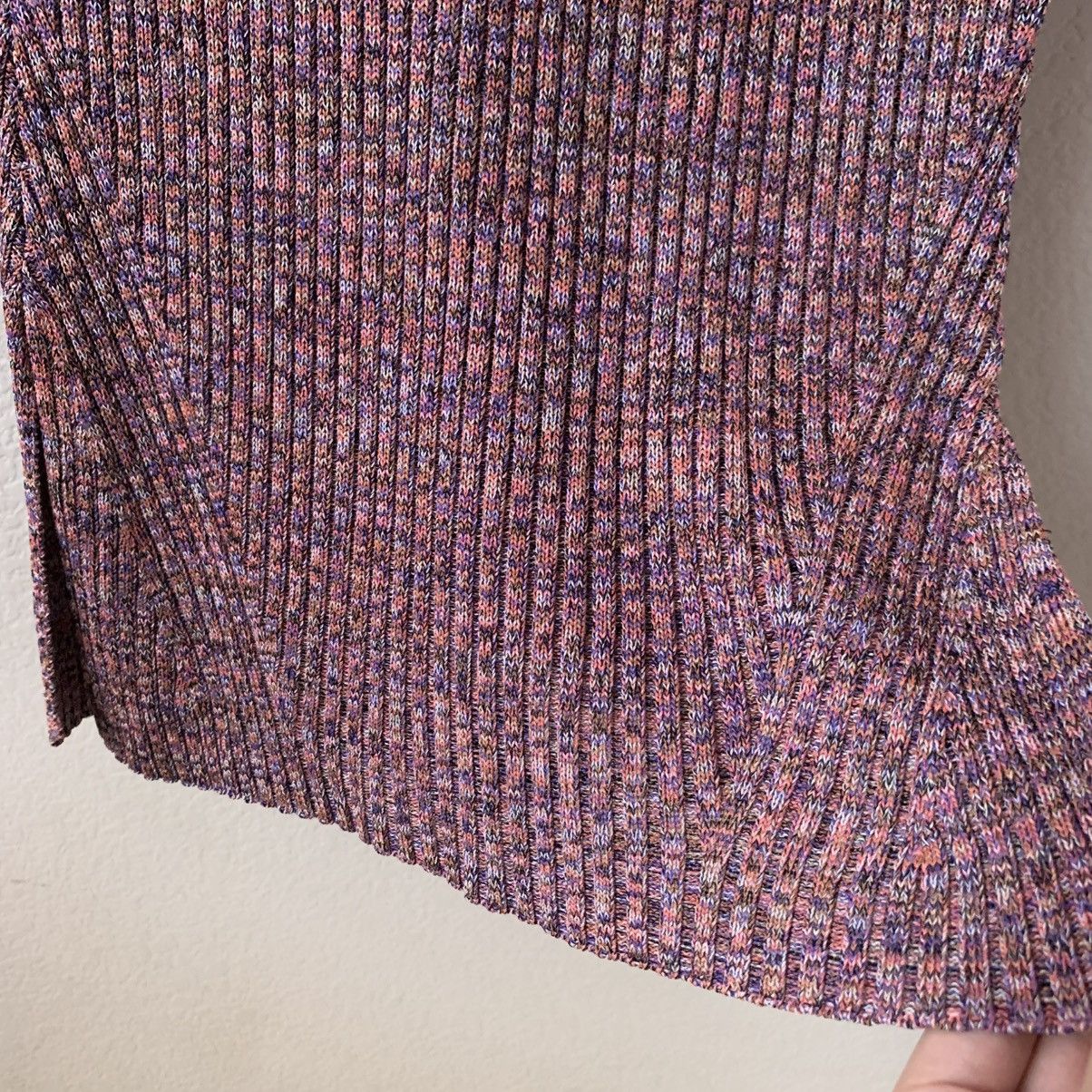 Zimmermann Zimmermann pink multi rainbow knit top split hem Size S / US 4 / IT 40 - 3 Thumbnail
