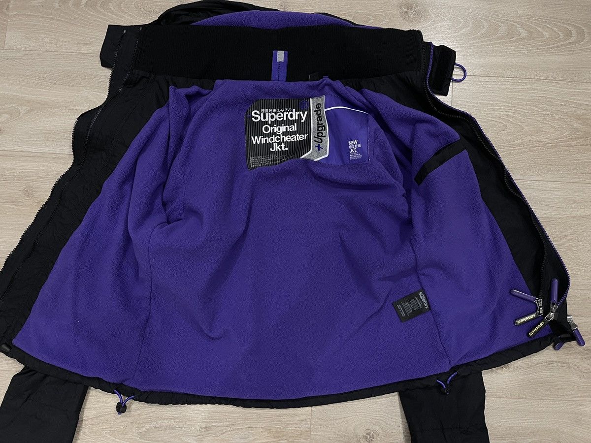 Superdry Superdry Arctic Windcheater Jacket Zip Purple Fleece Lined Size XL / US 12-14 / IT 48-50 - 8 Thumbnail