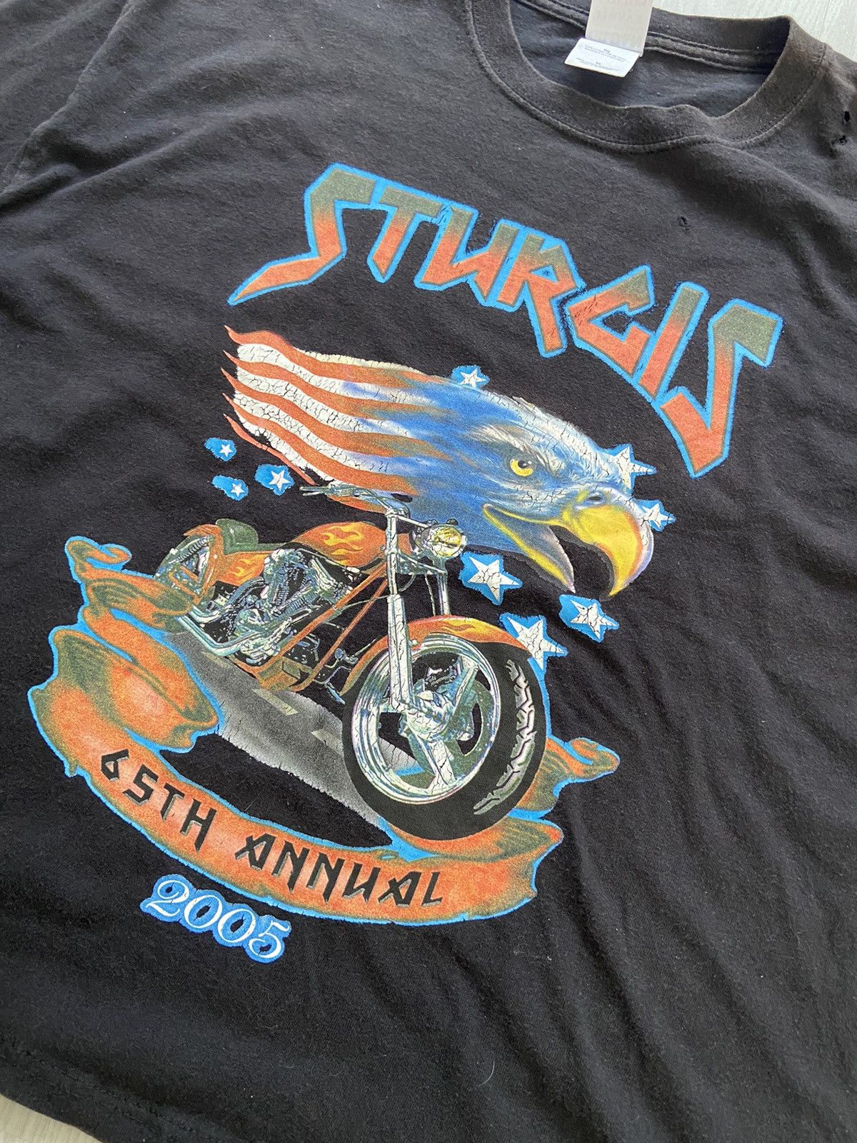 Harley Davidson Vintage 2000’s Sturgis ‘Black Hills Rally’ Boxy Tshirt Size US XL / EU 56 / 4 - 2 Thumbnail