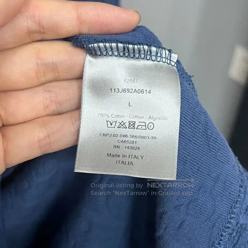 Dior Dior Blue Cotton Men's T-Shirt . Size US L / EU 52-54 / 3 - 3 Thumbnail